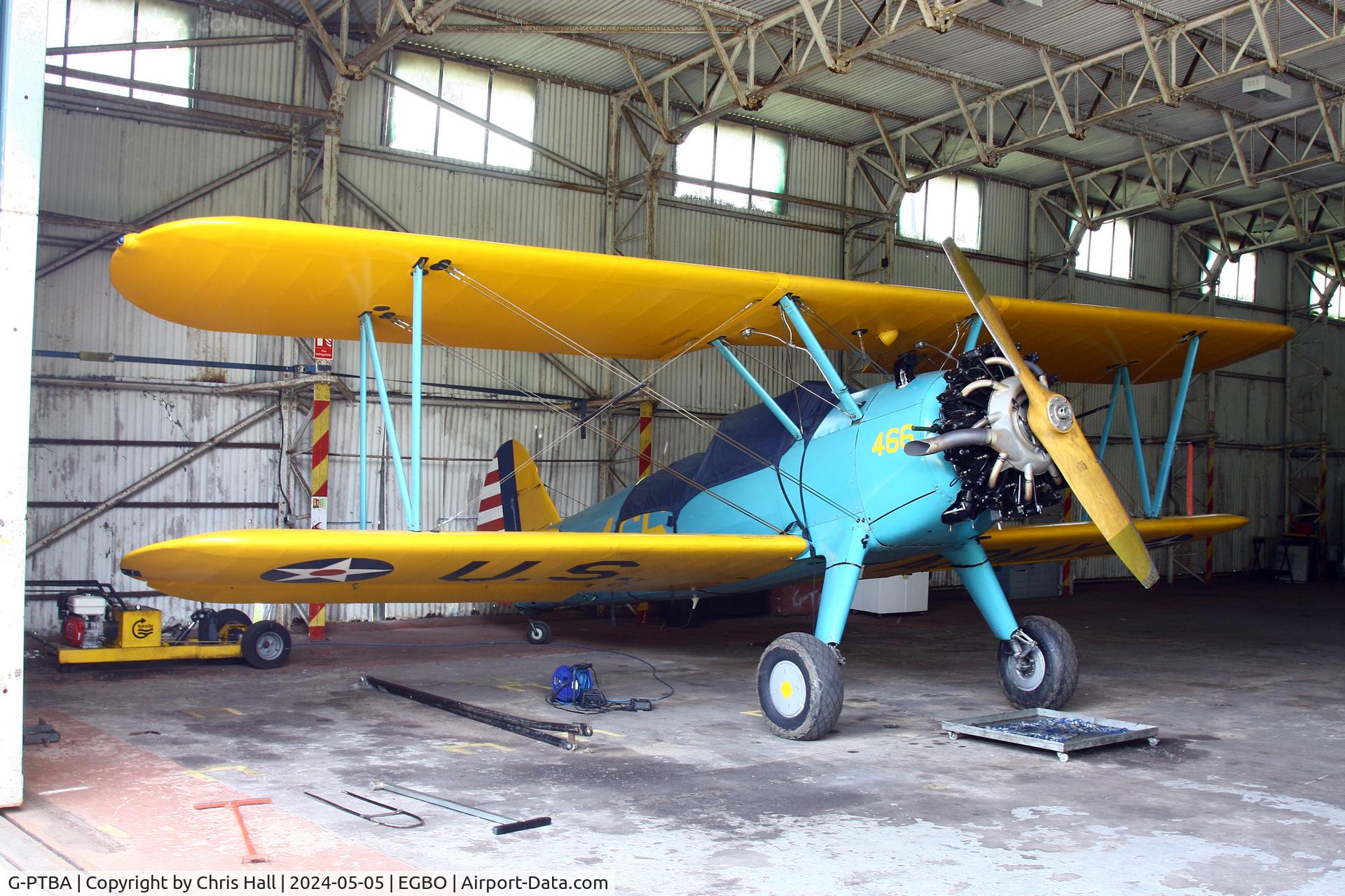 G-PTBA, 1937 Boeing A75 C/N 75-045, Halfpenny Green