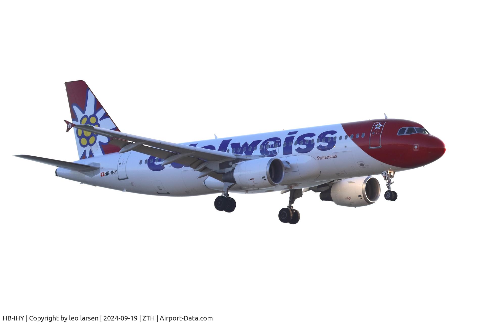 HB-IHY, 1998 Airbus A320-214 C/N 947, Zakynthos 19.9.2024