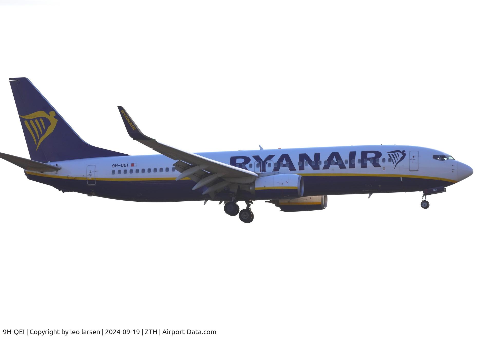 9H-QEI, 2018 Boeing 737-800 C/N 44828, Zakynthos 19.9.2024