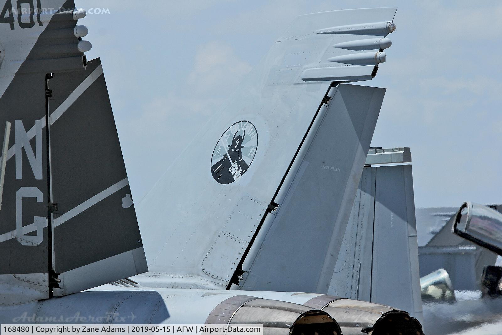 168480, Boeing F/A-18E Super Hornet C/N E-327, US NAvy F/A-18F at Perot Field - Fort Worth, TX
