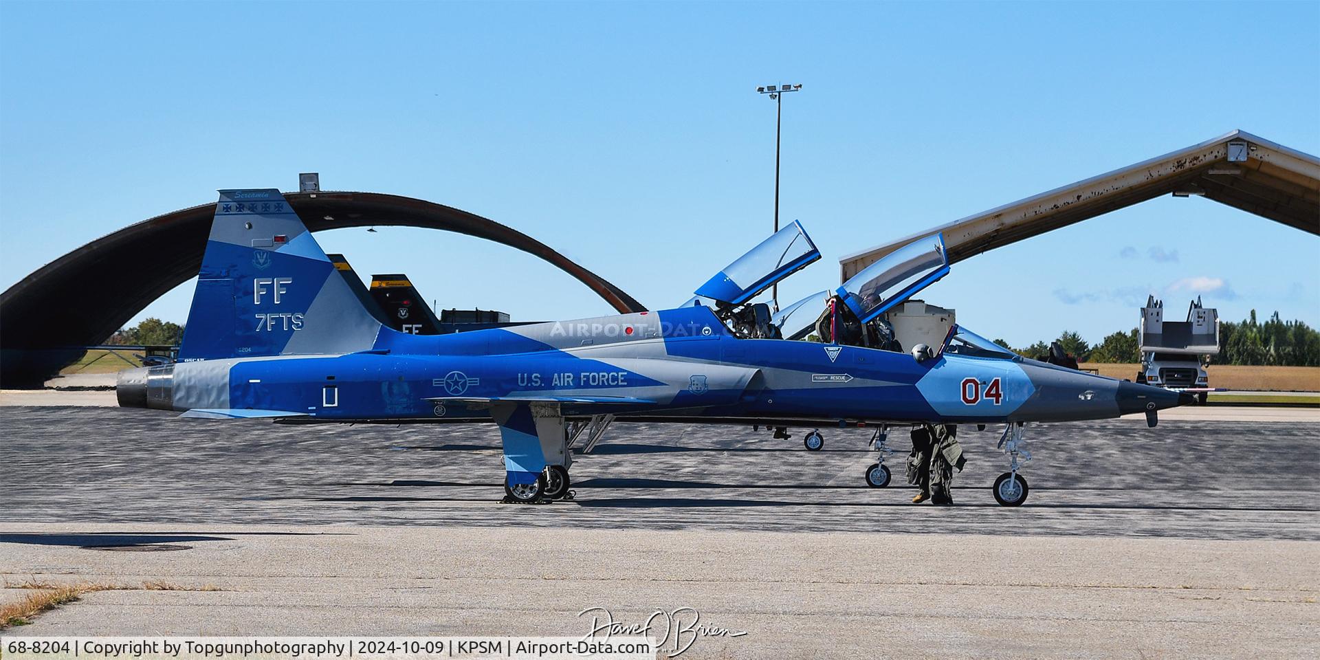 68-8204, 1968 Northrop T-38A Talon C/N T.6207, CROCK01 7th FS