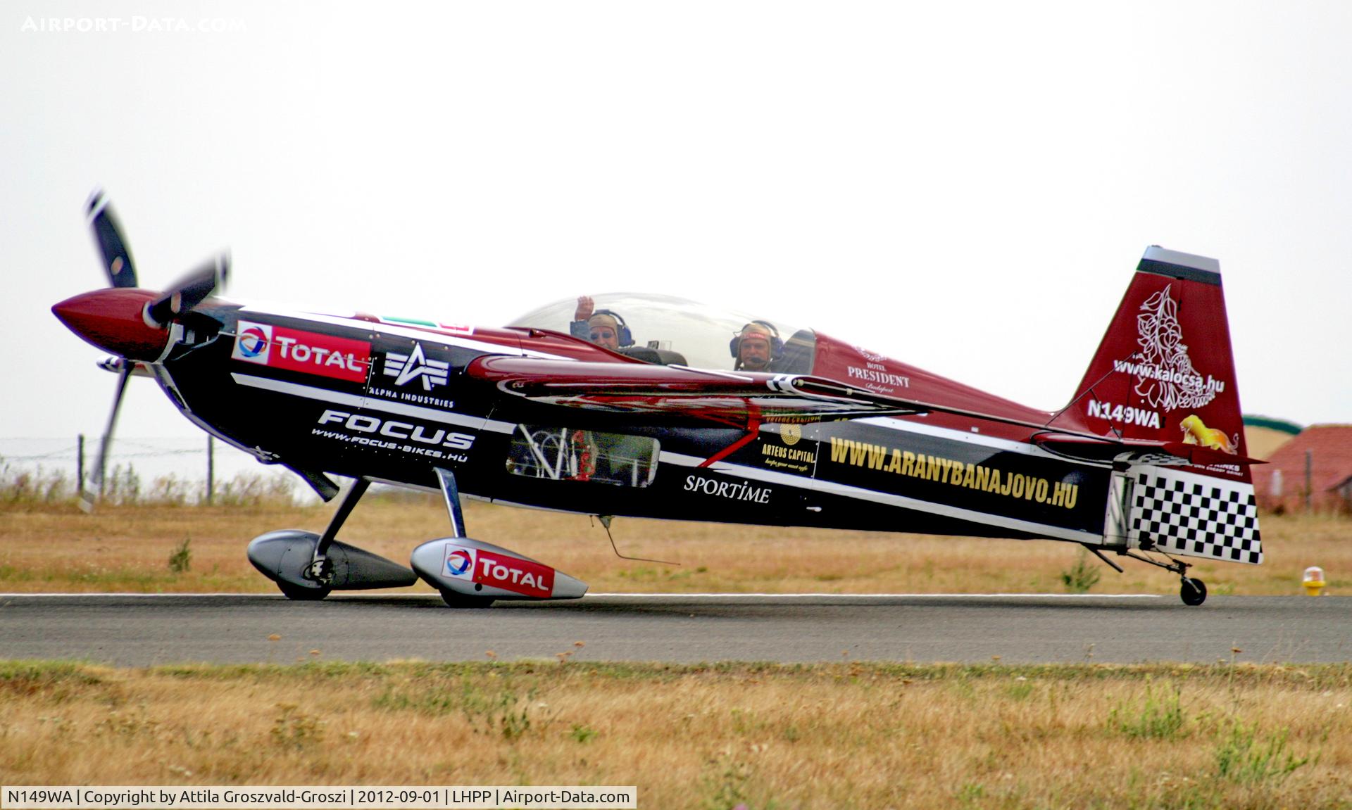 N149WA, Zivko Edge 540T C/N 2021, LHPP - Pécs-Pogány Airport, Hungary