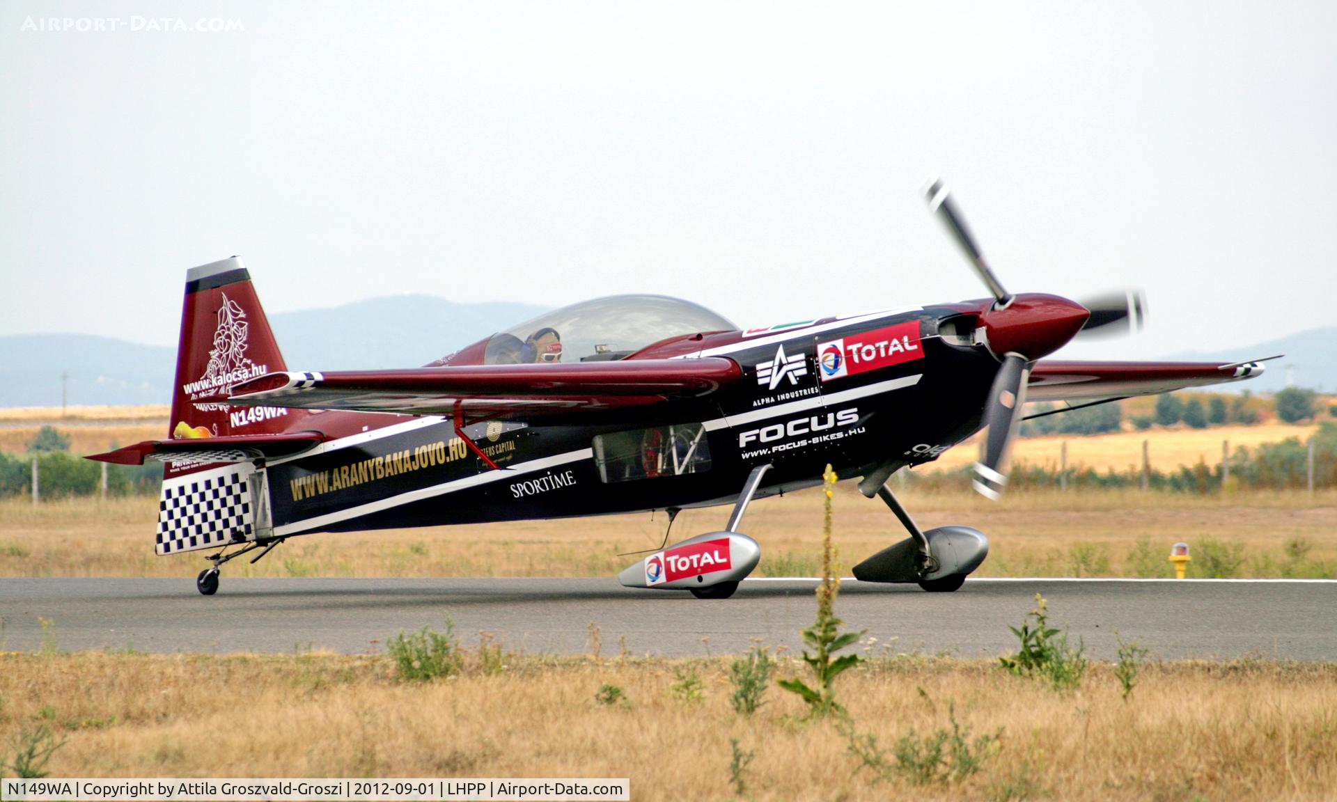 N149WA, Zivko Edge 540T C/N 2021, LHPP - Pécs-Pogány Airport, Hungary