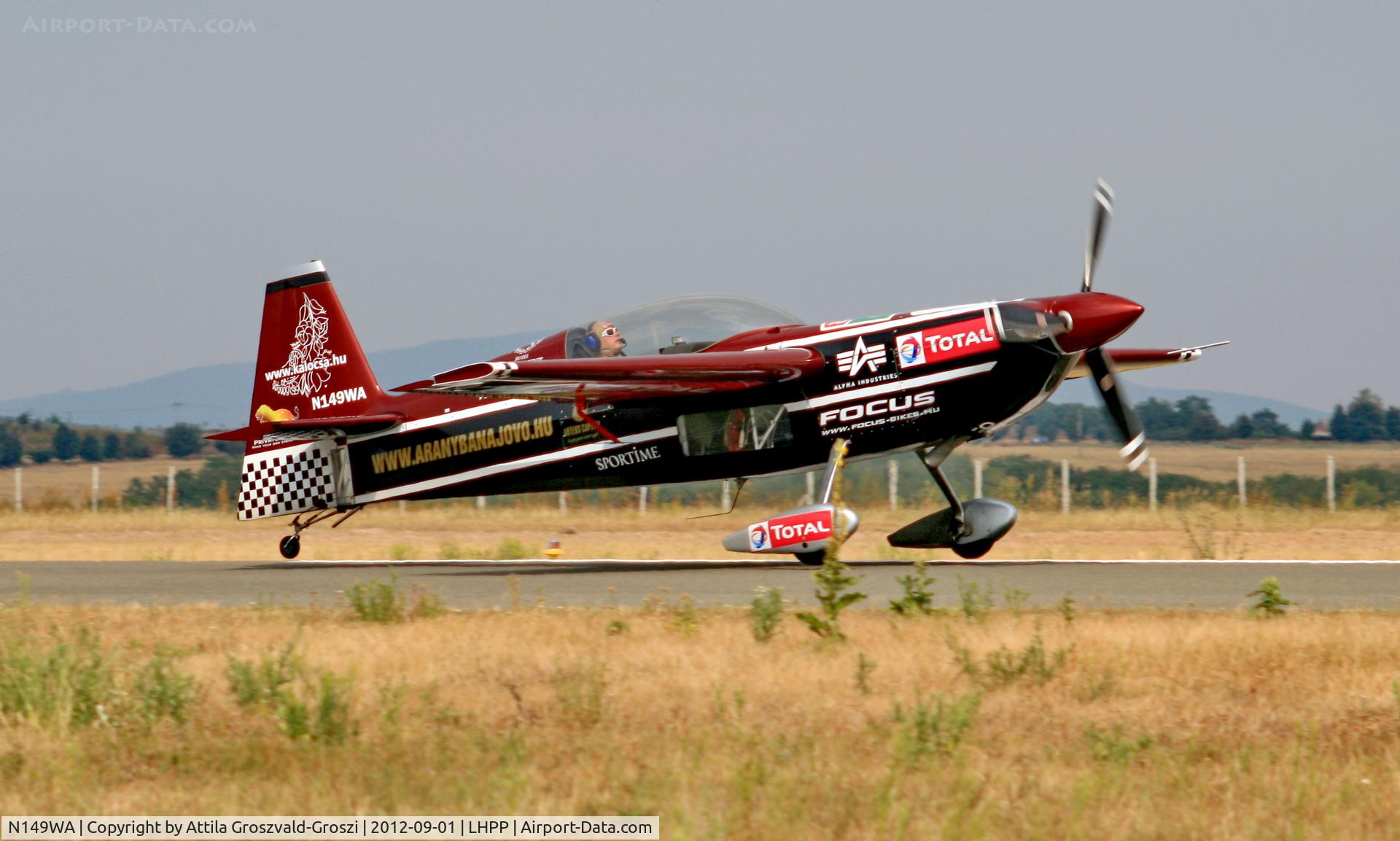 N149WA, Zivko Edge 540T C/N 2021, LHPP - Pécs-Pogány Airport, Hungary