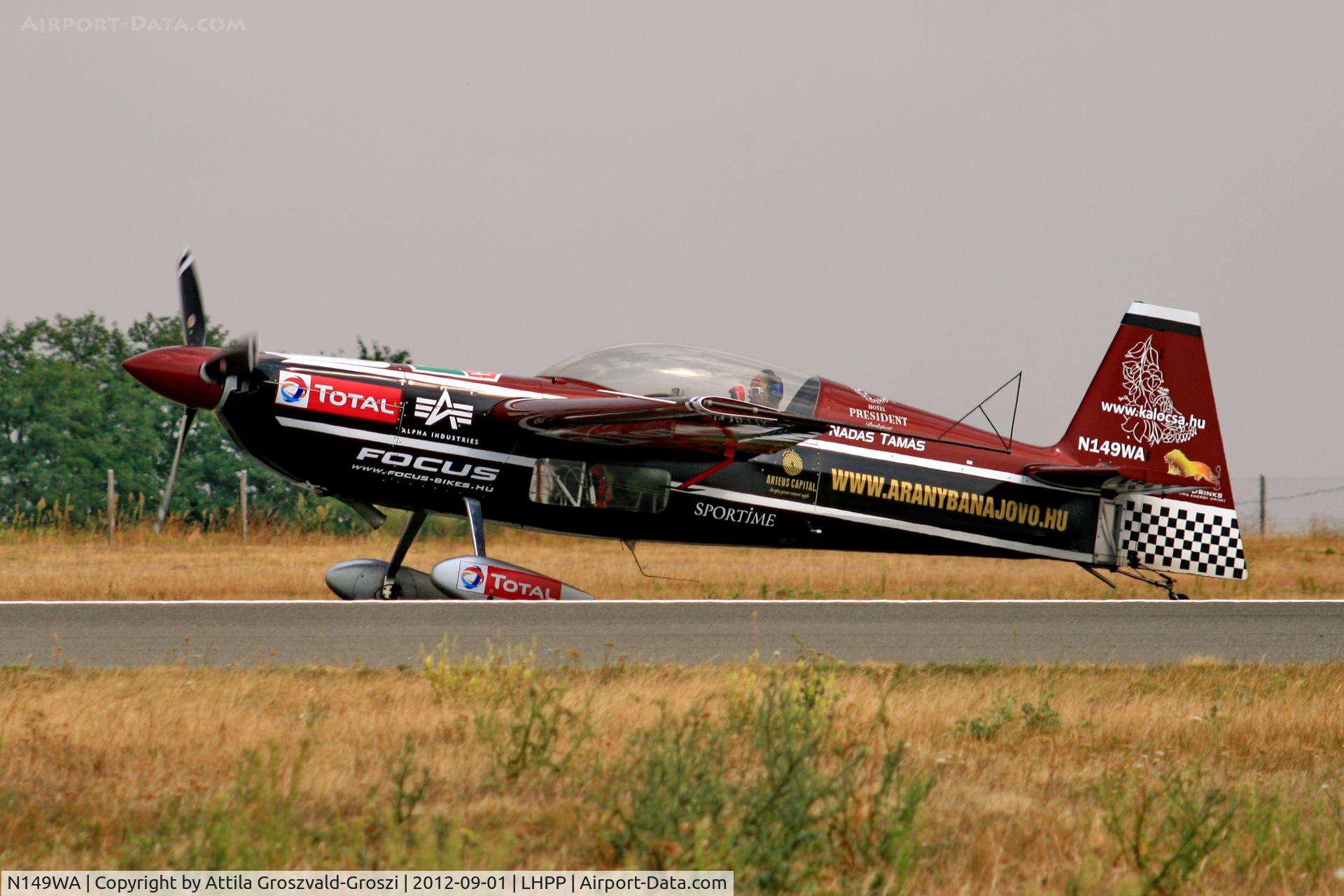 N149WA, Zivko Edge 540T C/N 2021, LHPP - Pécs-Pogány Airport, Hungary