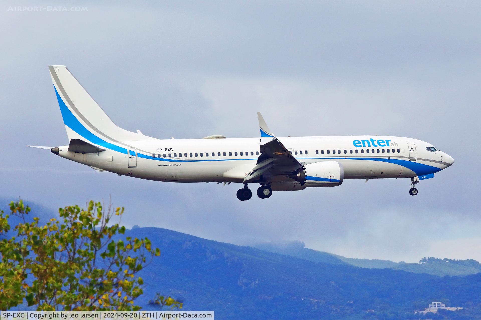 SP-EXG, 2018 Boeing B-737-8 Max C/N 64507, Zakynthos 20.9.2024