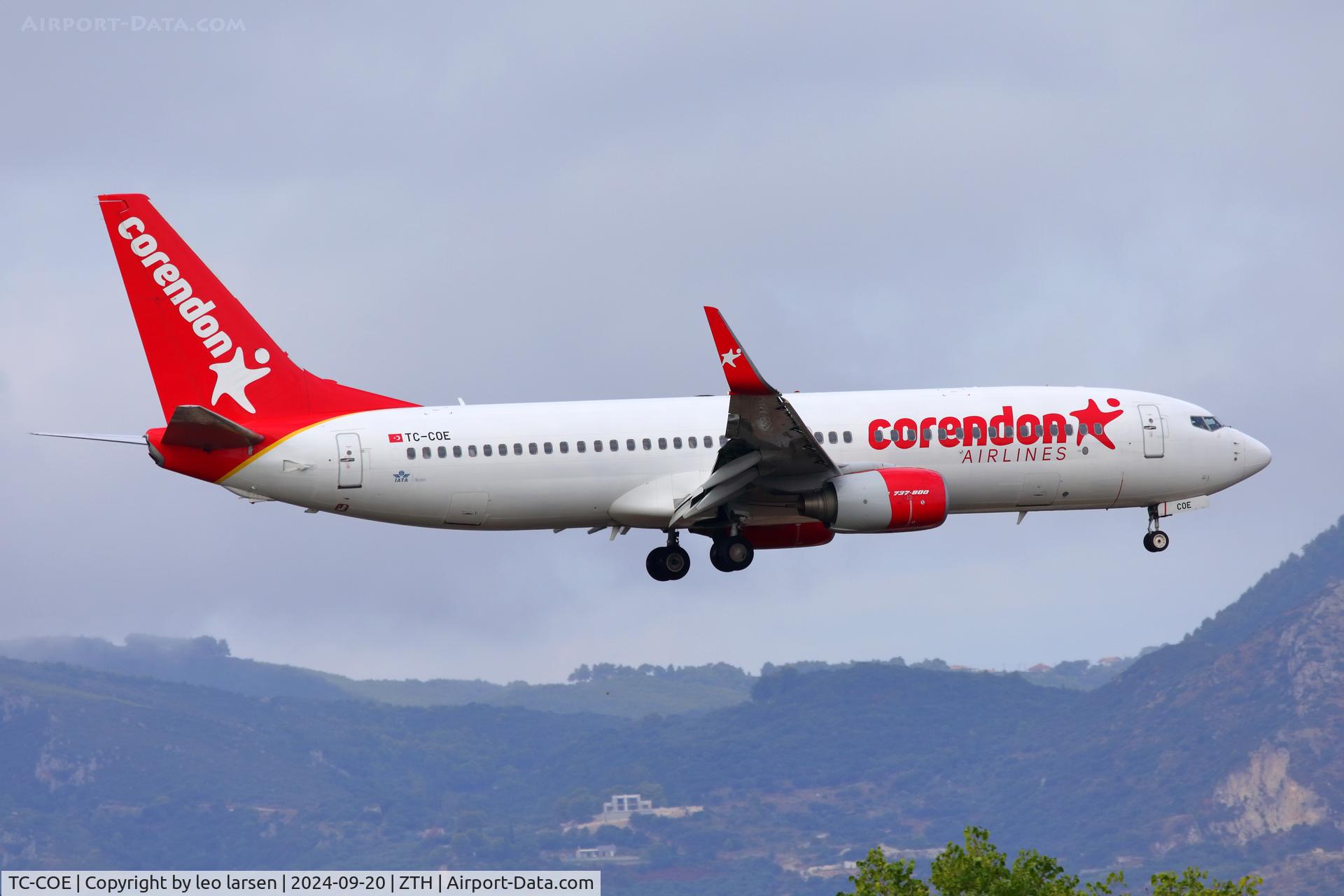 TC-COE, 2011 Boeing 737-86J C/N 36881, Zakynthos 20.9.2024