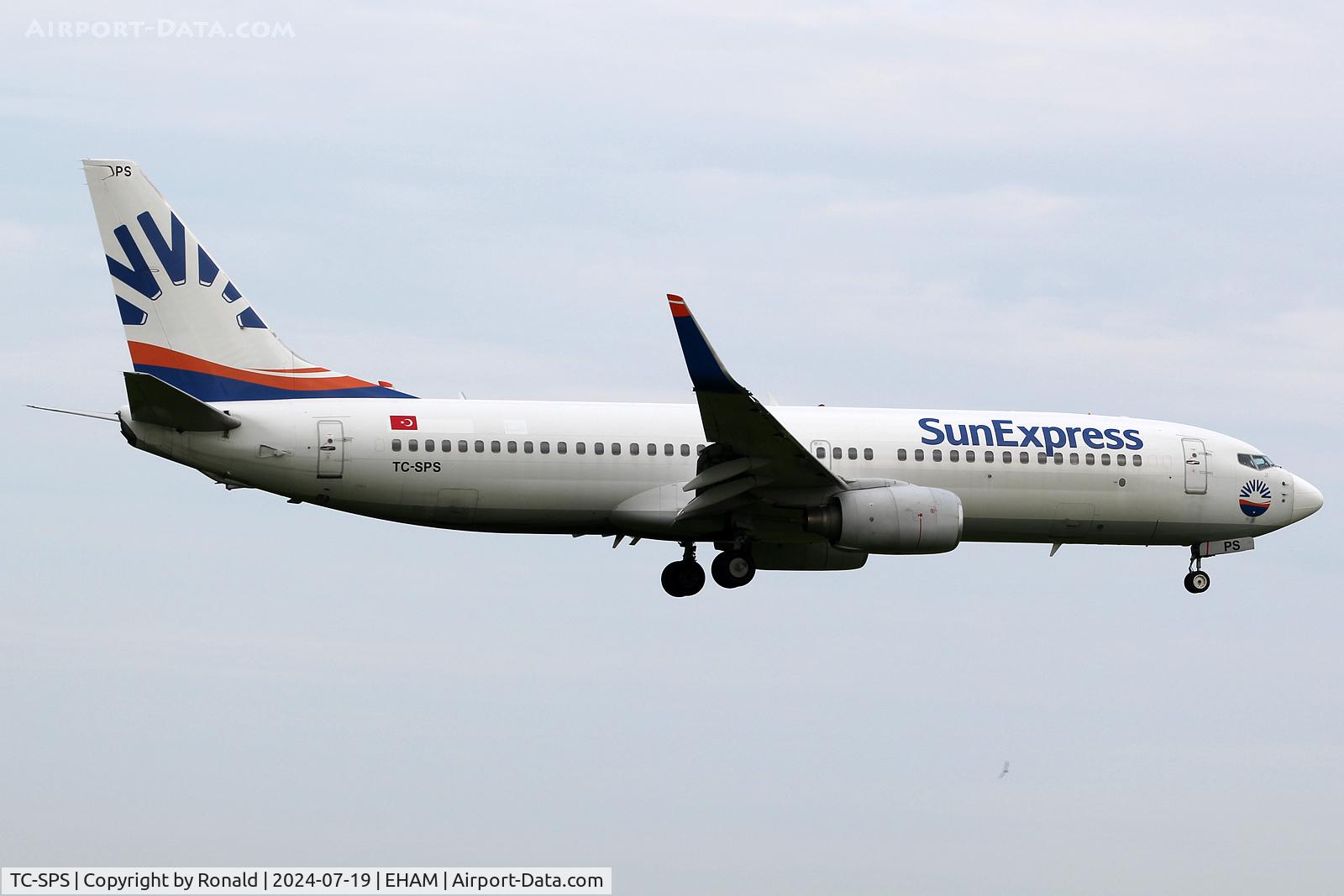 TC-SPS, 2011 Boeing 737-82R C/N 40722, at eham