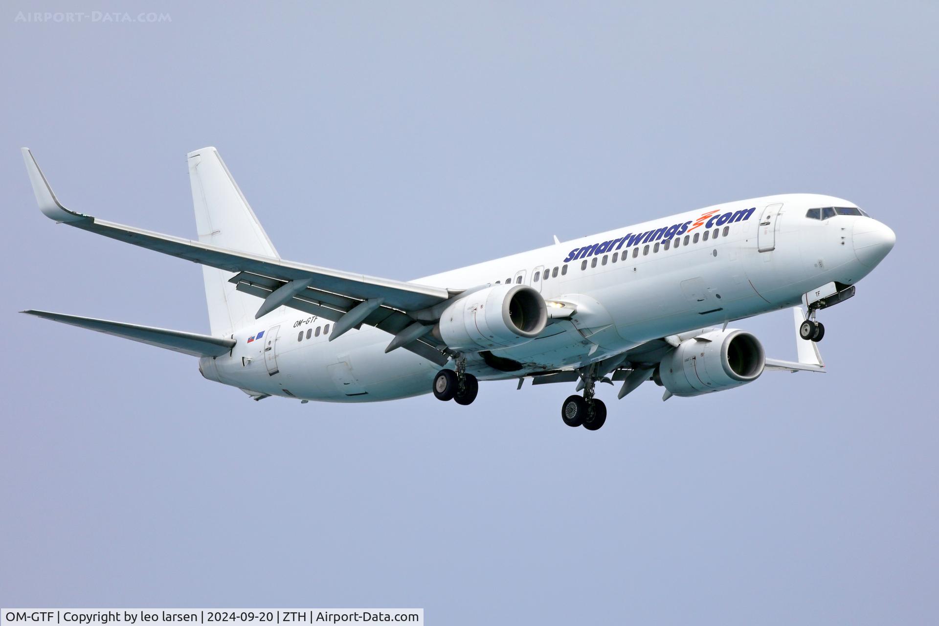 OM-GTF, 1998 Boeing 737-86J C/N 28070, Zakynthos 20.9.2024
