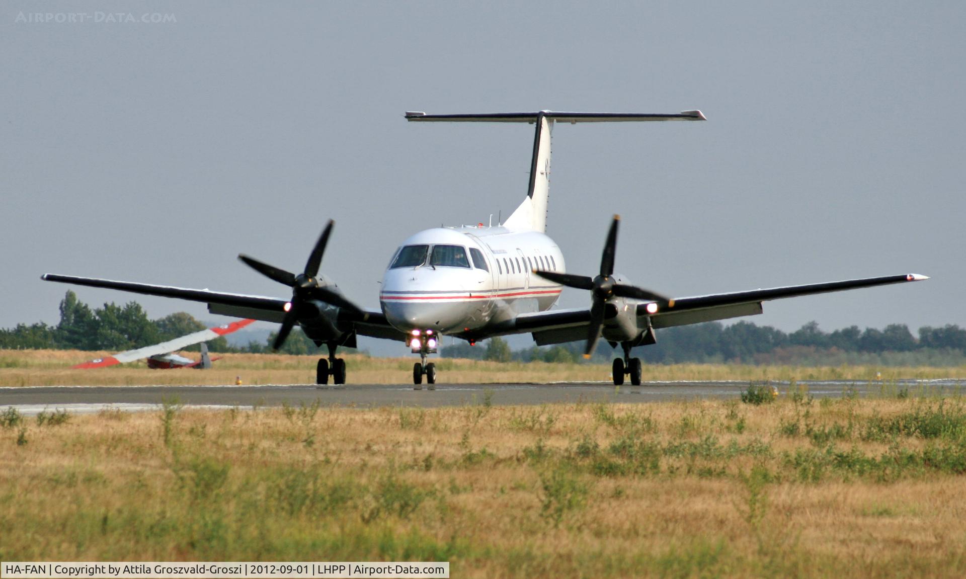 HA-FAN, 1988 Embraer EMB-120ER Brasilia C/N 120104, LHPP - Pécs-Pogány Airport, Hungary