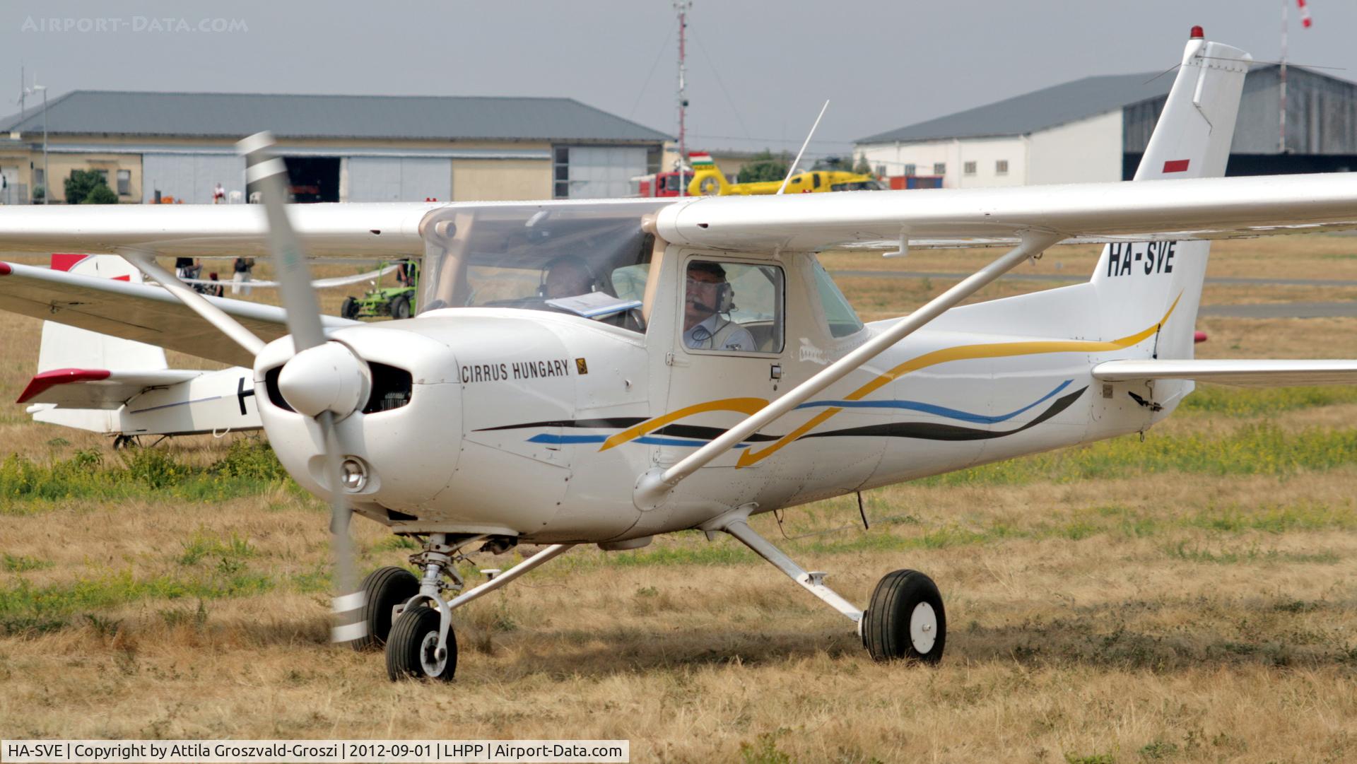 HA-SVE, 1977 Cessna 152 C/N 15280575, LHPP - Pécs-Pogány Airport, Hungary
