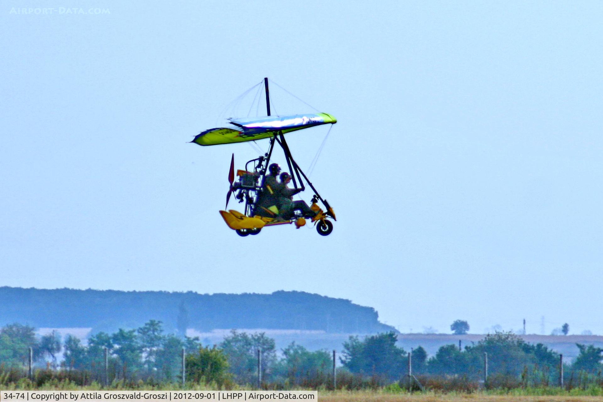 34-74, Cosmos Phase III / Top 14.9, LHPP - Pécs-Pogány Airport, Hungary