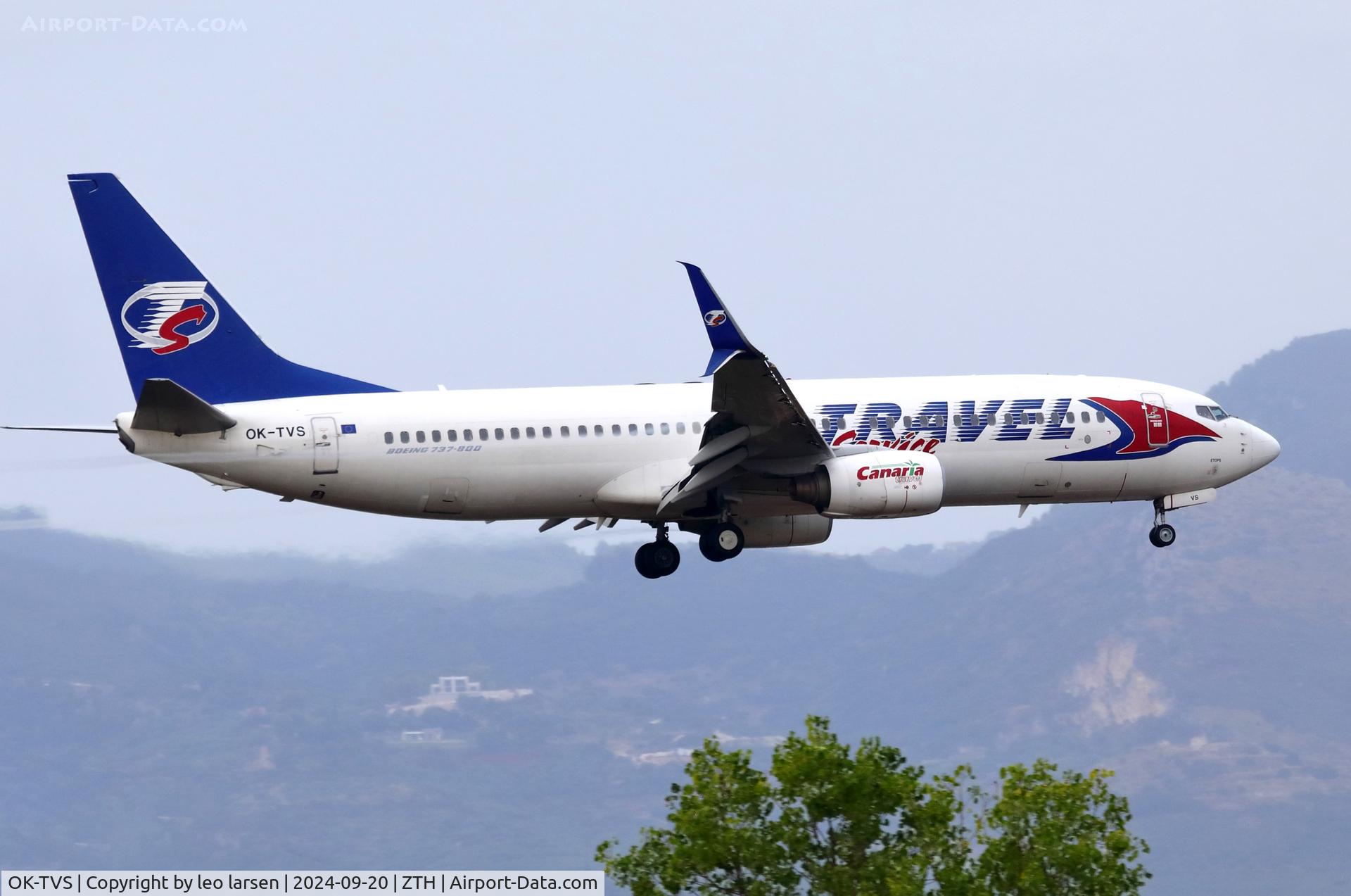 OK-TVS, 2011 Boeing 737-86N C/N 39404, Zakynthos 20.9.2024