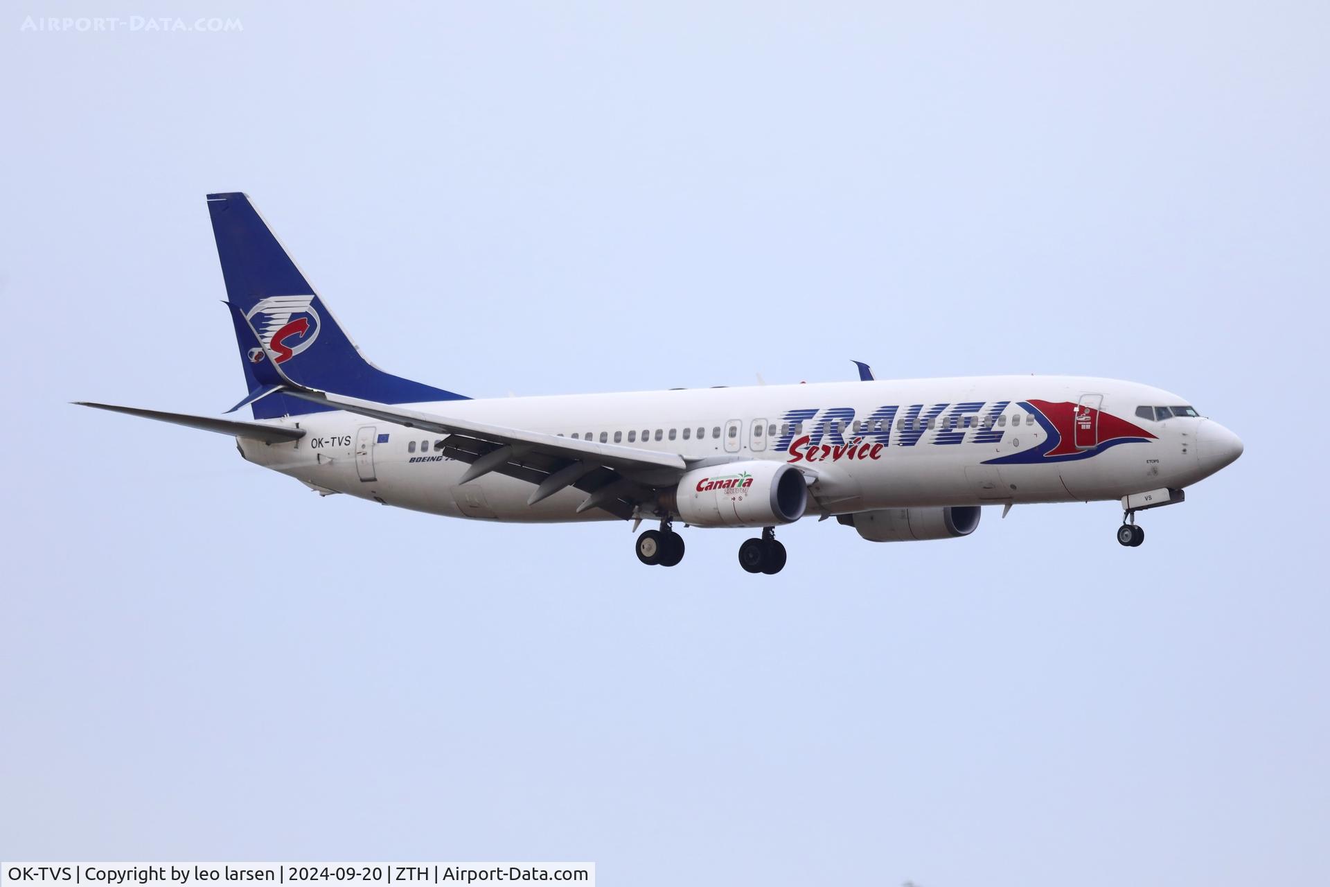 OK-TVS, 2011 Boeing 737-86N C/N 39404, Zakynthos 20.9.2024