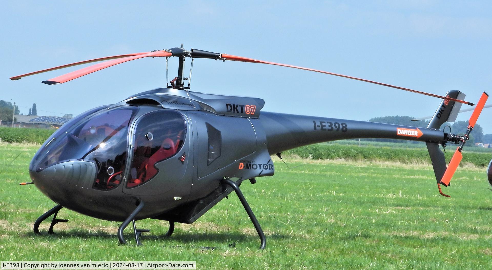 I-E398, D-Motor DKT 07 C/N 001, The most powerful ULM heli in the world  made in Belgium
