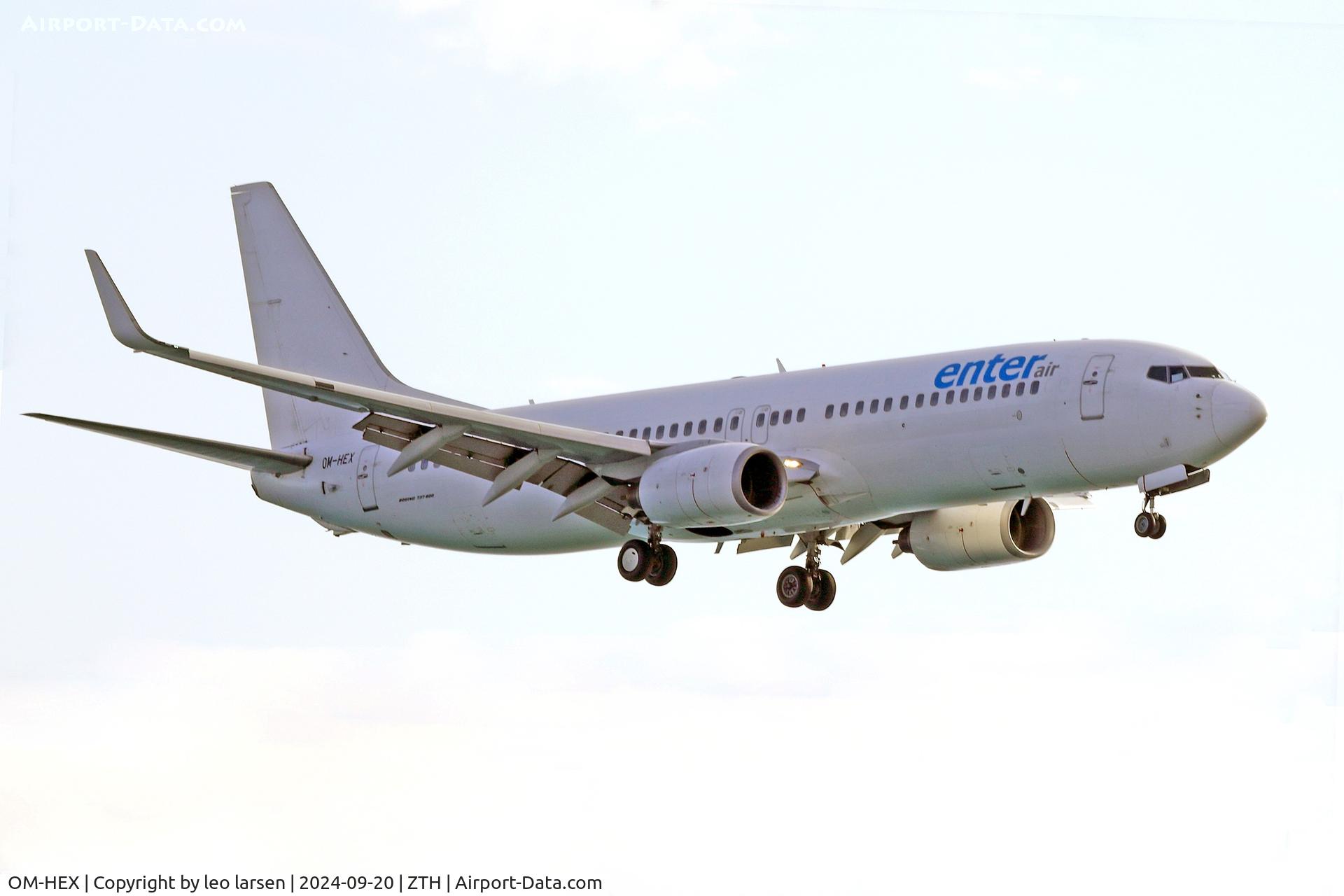 OM-HEX, 2001 Boeing 737-81Q C/N 30785, Zakynthos 20.9.2024