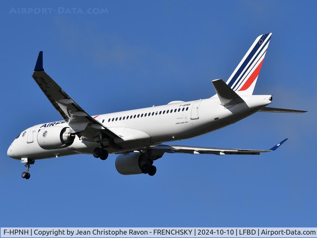 F-HPNH, 2024 Airbus A220-300 C/N 55275, Paris (CDG)	Bordeaux (BOD)	AF7432