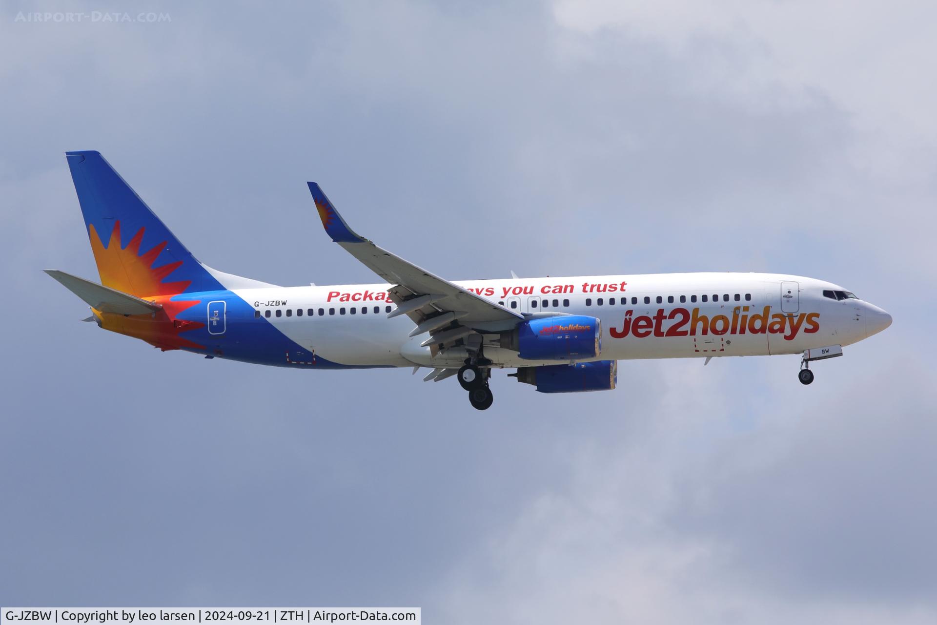 G-JZBW, 2008 Boeing 737-85P C/N 35708, Zakynthos 19.9.2024