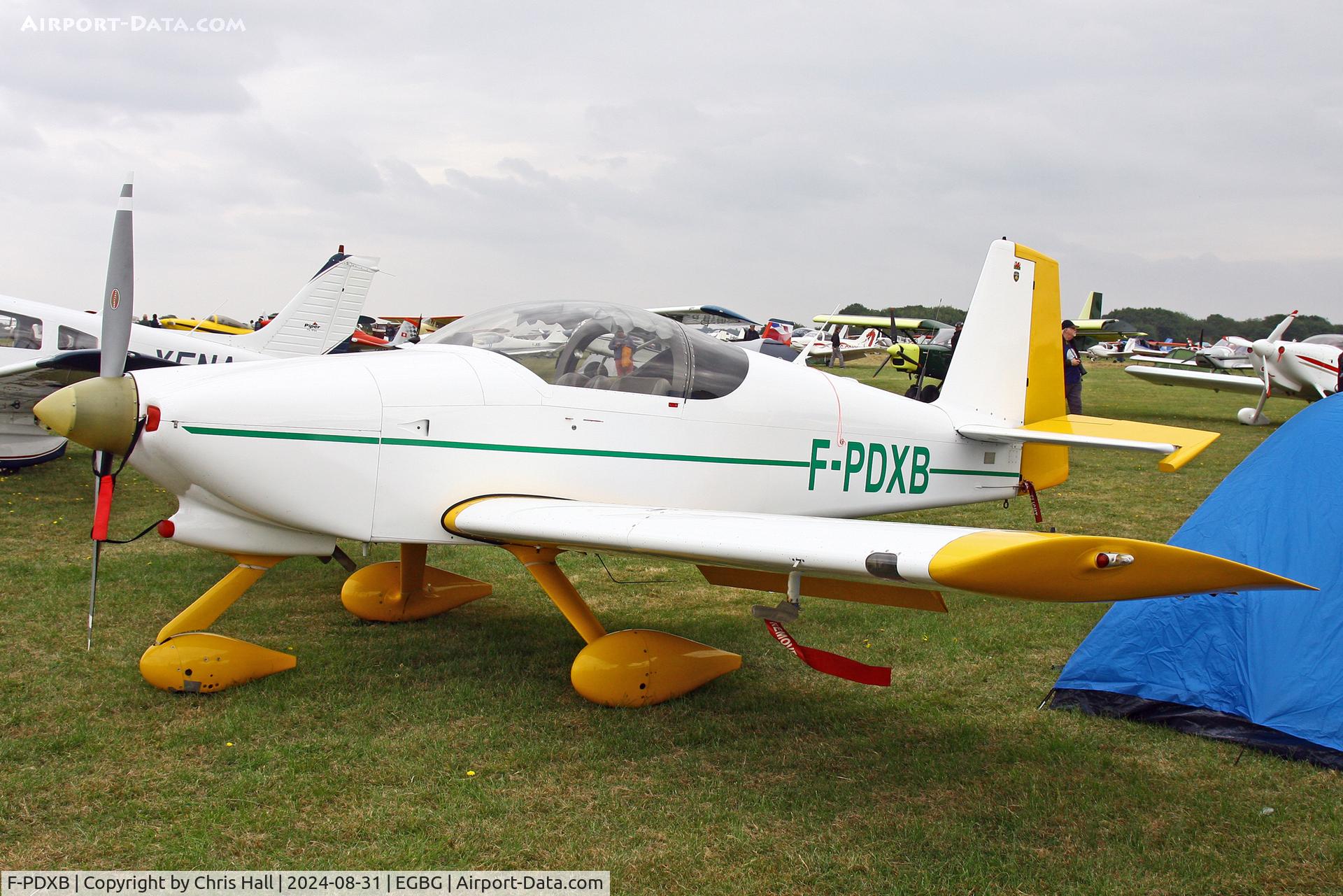 F-PDXB, 2002 Vans RV-6A C/N 25735, LAA Rally 2024, Leicester