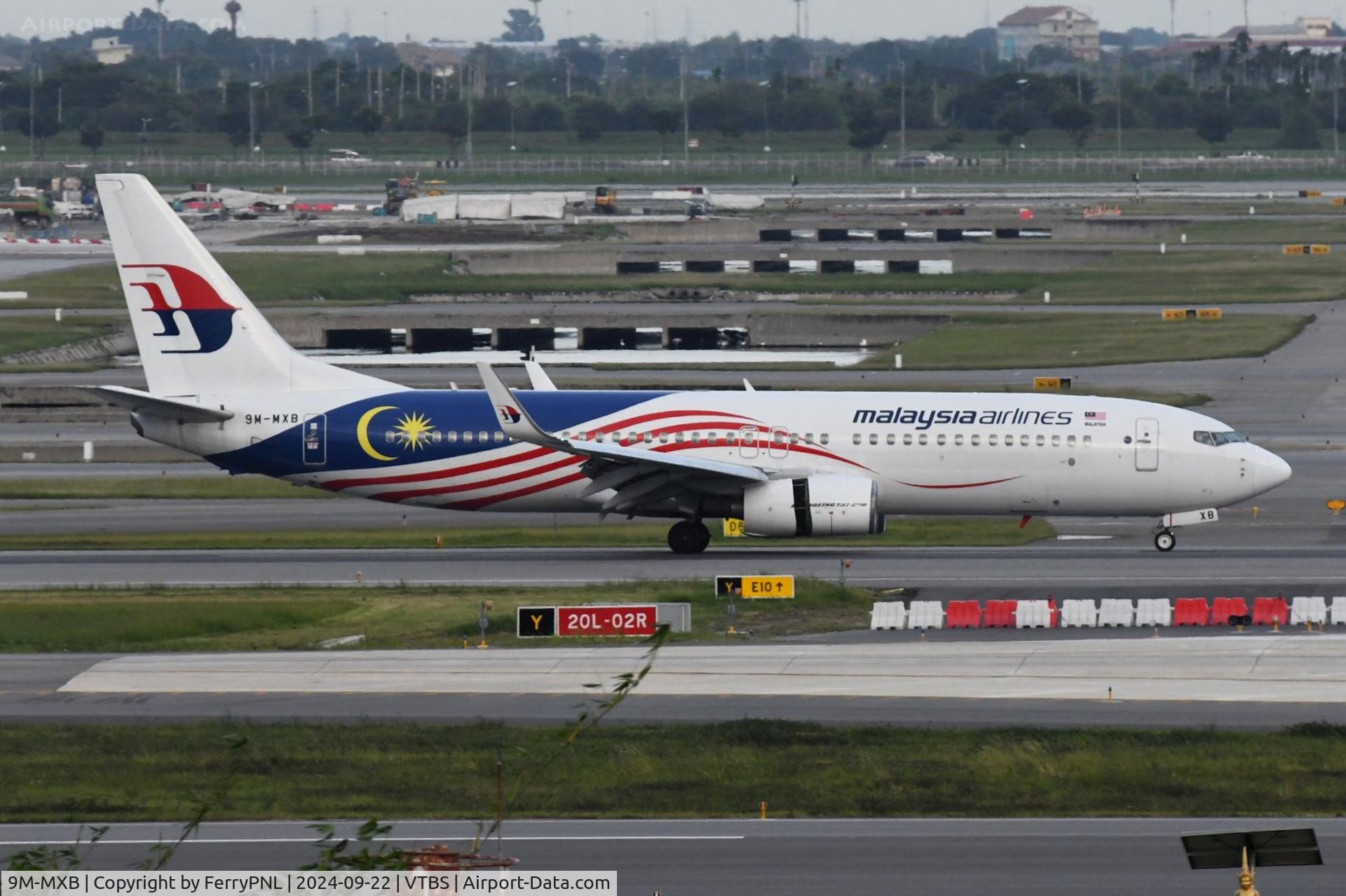 9M-MXB, 2010 Boeing 737-8H6 C/N 40129, Malaysian B738