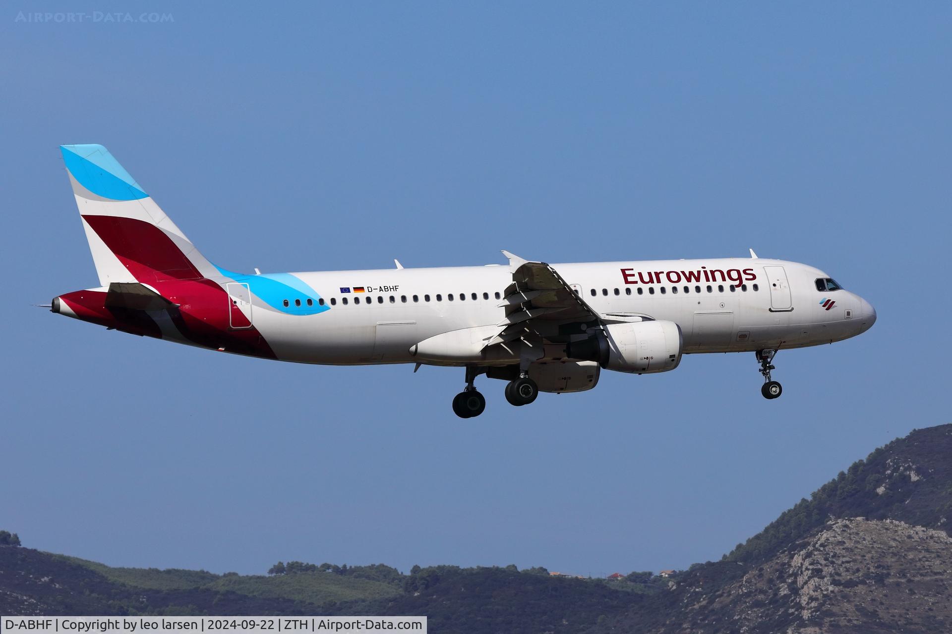 D-ABHF, 2006 Airbus A320-214 C/N 2749, Zakynthos 22.9.2024