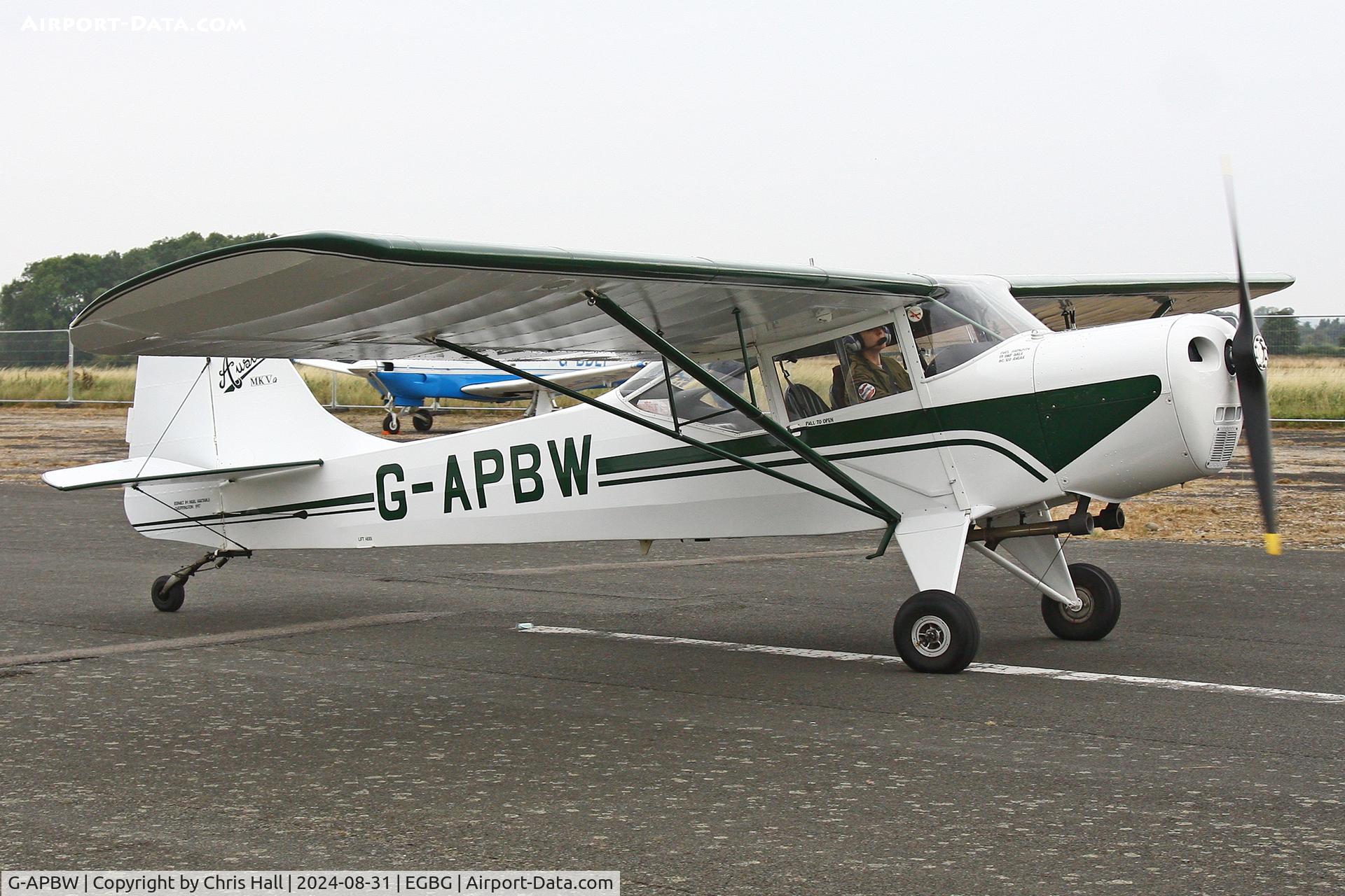 G-APBW, 1957 Auster 5A C/N 3405, LAA Rally 2024, Leicester