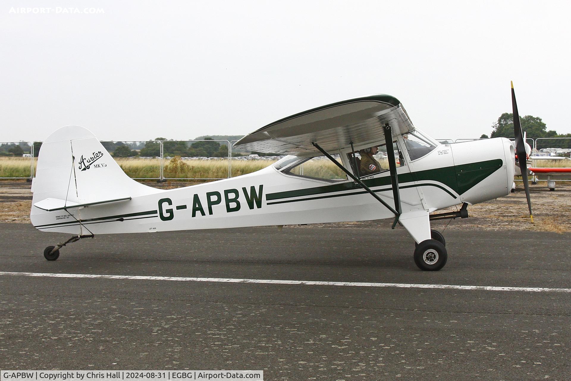 G-APBW, 1957 Auster 5A C/N 3405, LAA Rally 2024, Leicester
