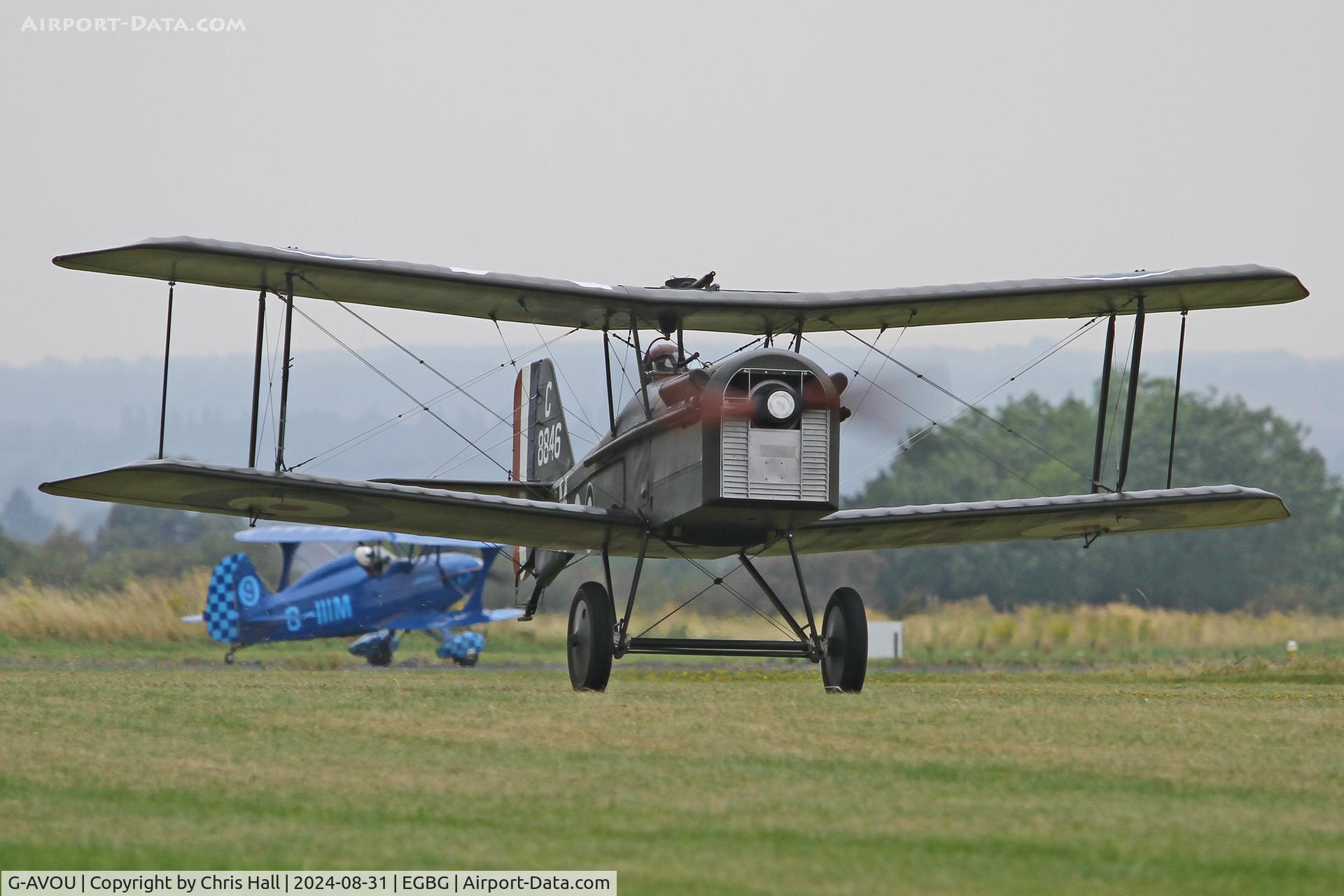 G-AVOU, Slingsby T-56 S.E.5A replica C/N 1591, LAA Rally 2024, Leicester