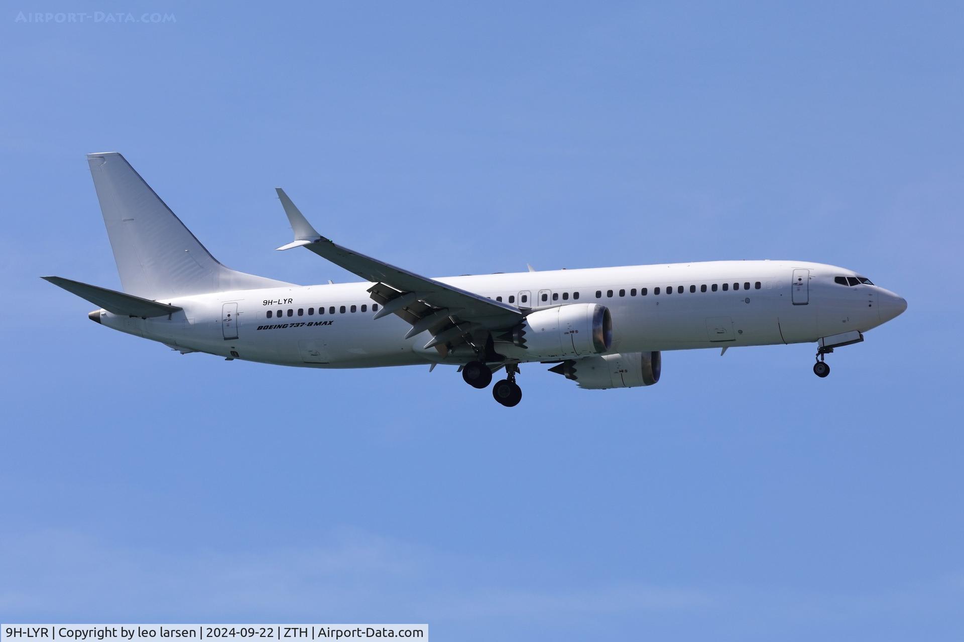 9H-LYR, 2018 Boing B-737-8 Max C/N 43302, Zakynthos 22.9.2024