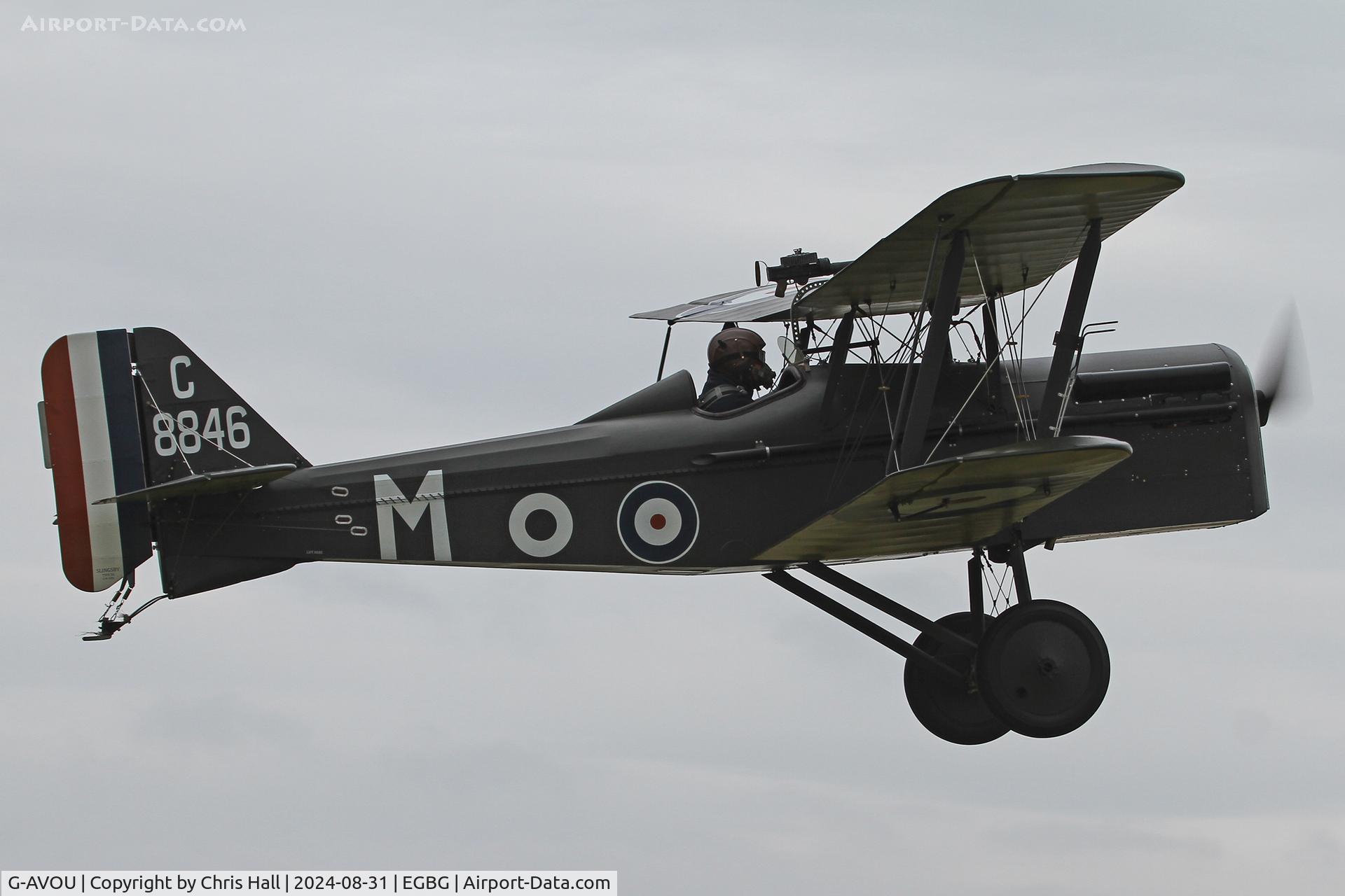 G-AVOU, Slingsby T-56 S.E.5A replica C/N 1591, LAA Rally 2024, Leicester