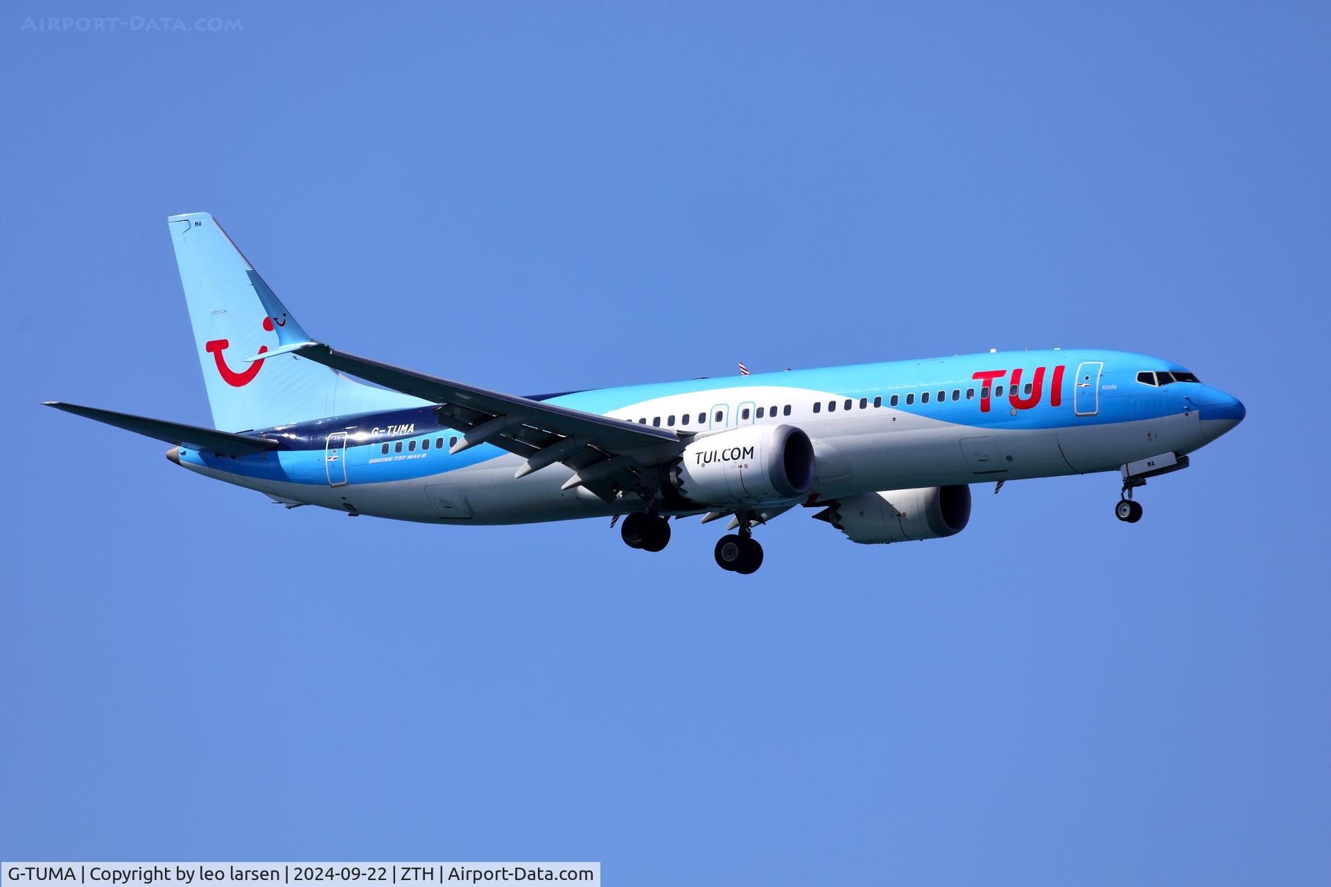 G-TUMA, 2018 Boeing 737-8 MAX C/N 44593, Zakynthos 22.9.2024