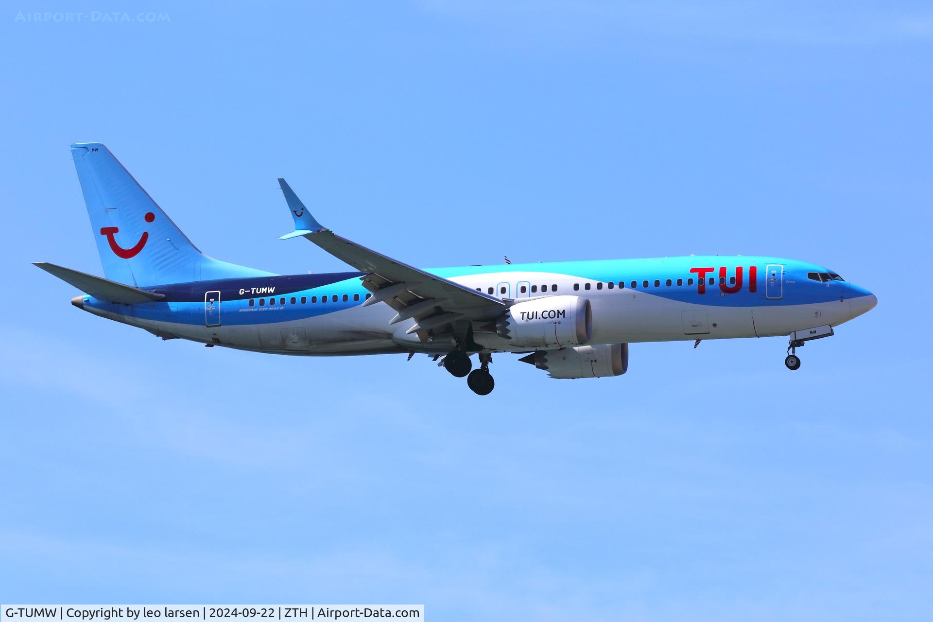 G-TUMW, 2022 Boeing 737-8 MAX C/N 44615, Zakynthos 22.9.2024