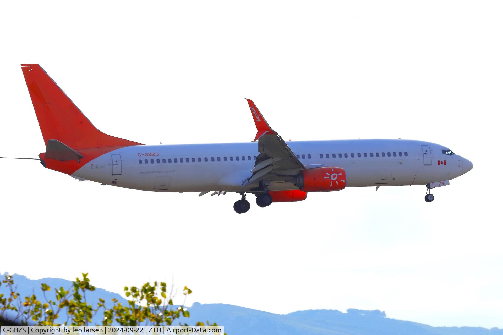 C-GBZS, 2016 Boeing 737-8SH C/N 42053, Zakynthos 22.9.2024