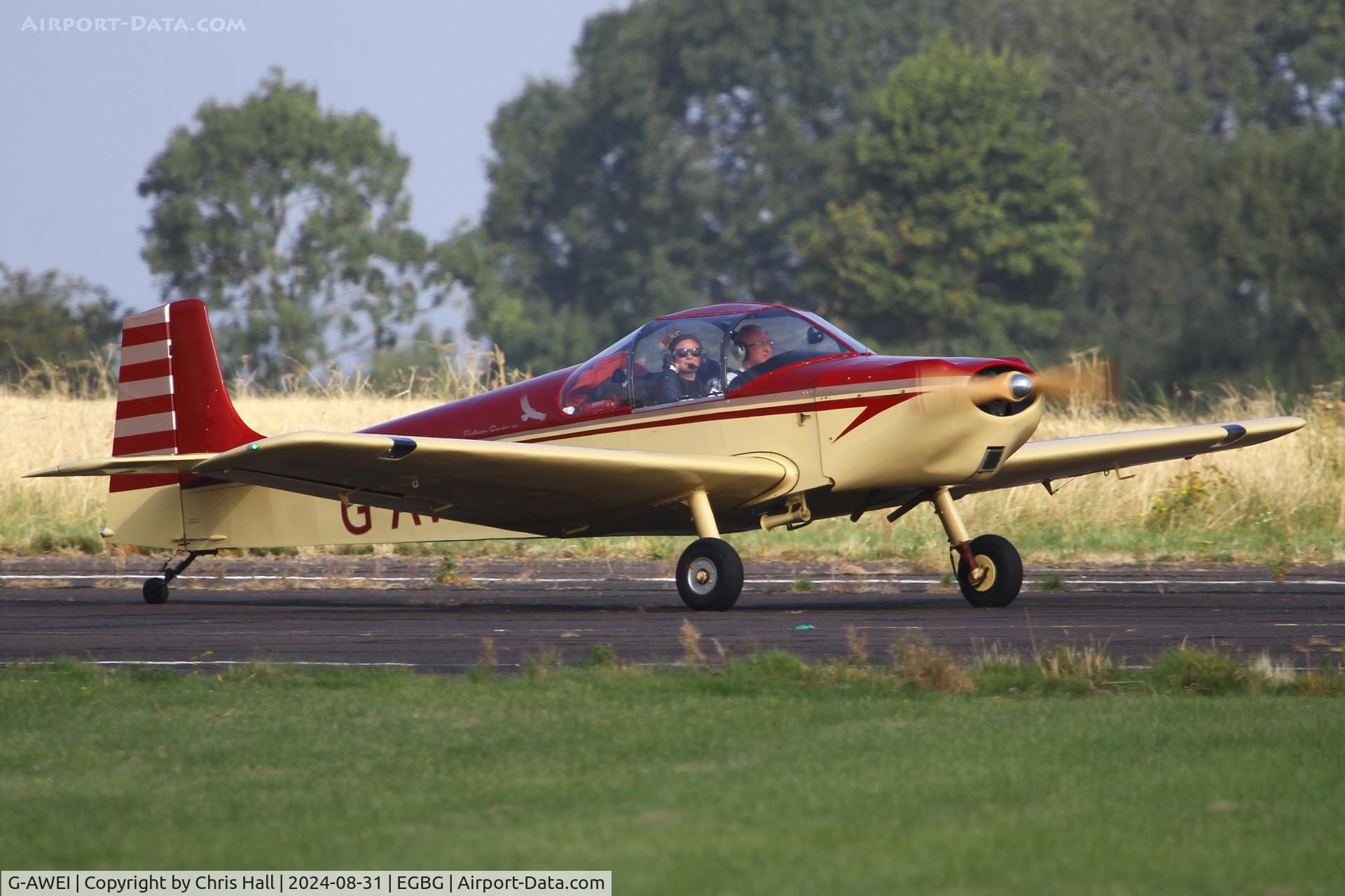 G-AWEI, 1968 Rollason Druine D-62B Condor C/N RAE/628, LAA Rally 2024, Leicester