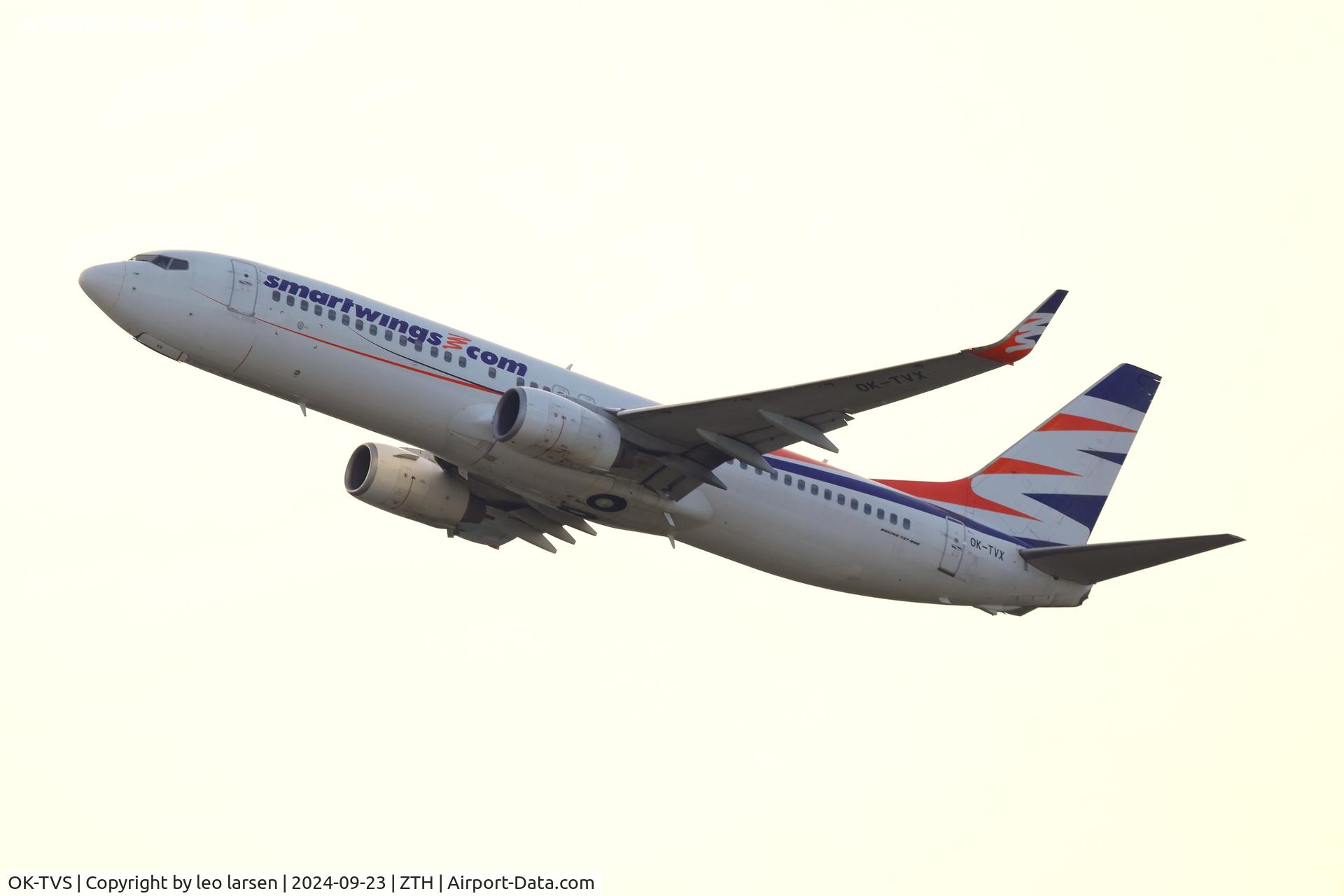 OK-TVS, 2011 Boeing 737-86N C/N 39404, Zakynthos 23.9.2024
