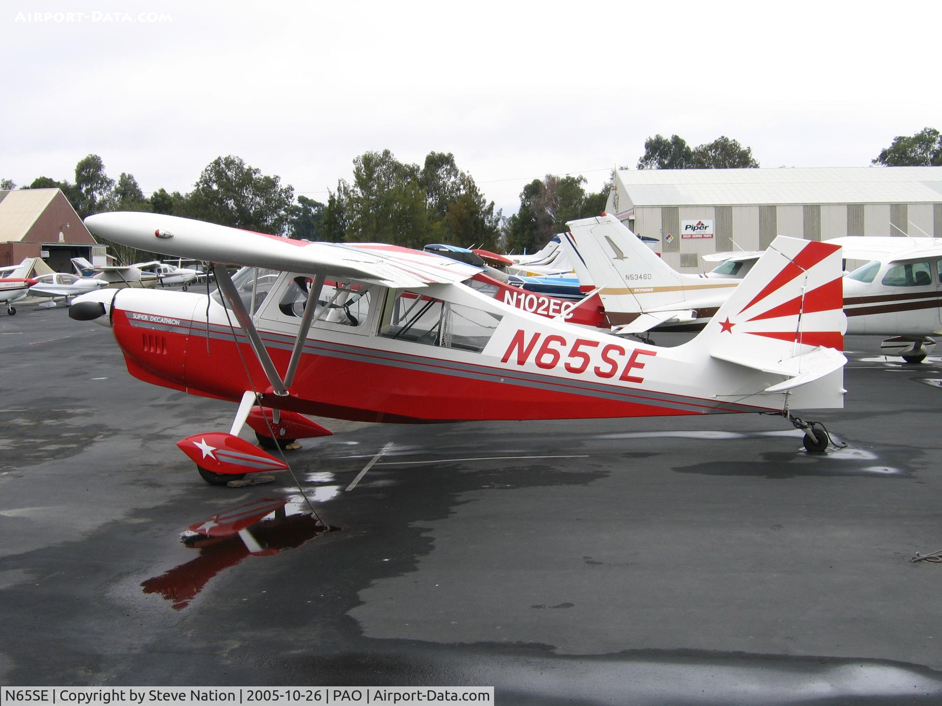 N65SE, 2005 American Champion 8KCAB Super Decathlon C/N 988-2005, Lands End 2005 Aviation American Champion 8KCAB at Palo Alto, CA