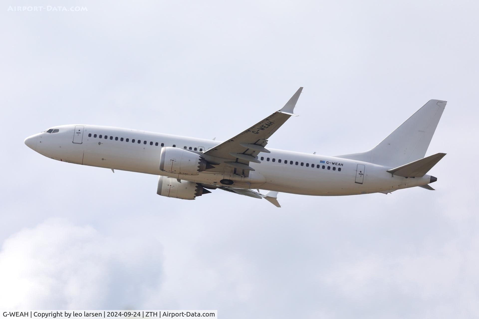 G-WEAH, 2022 Boeing 737-8 Max C/N 43340, Zakynthos 24.9.2024