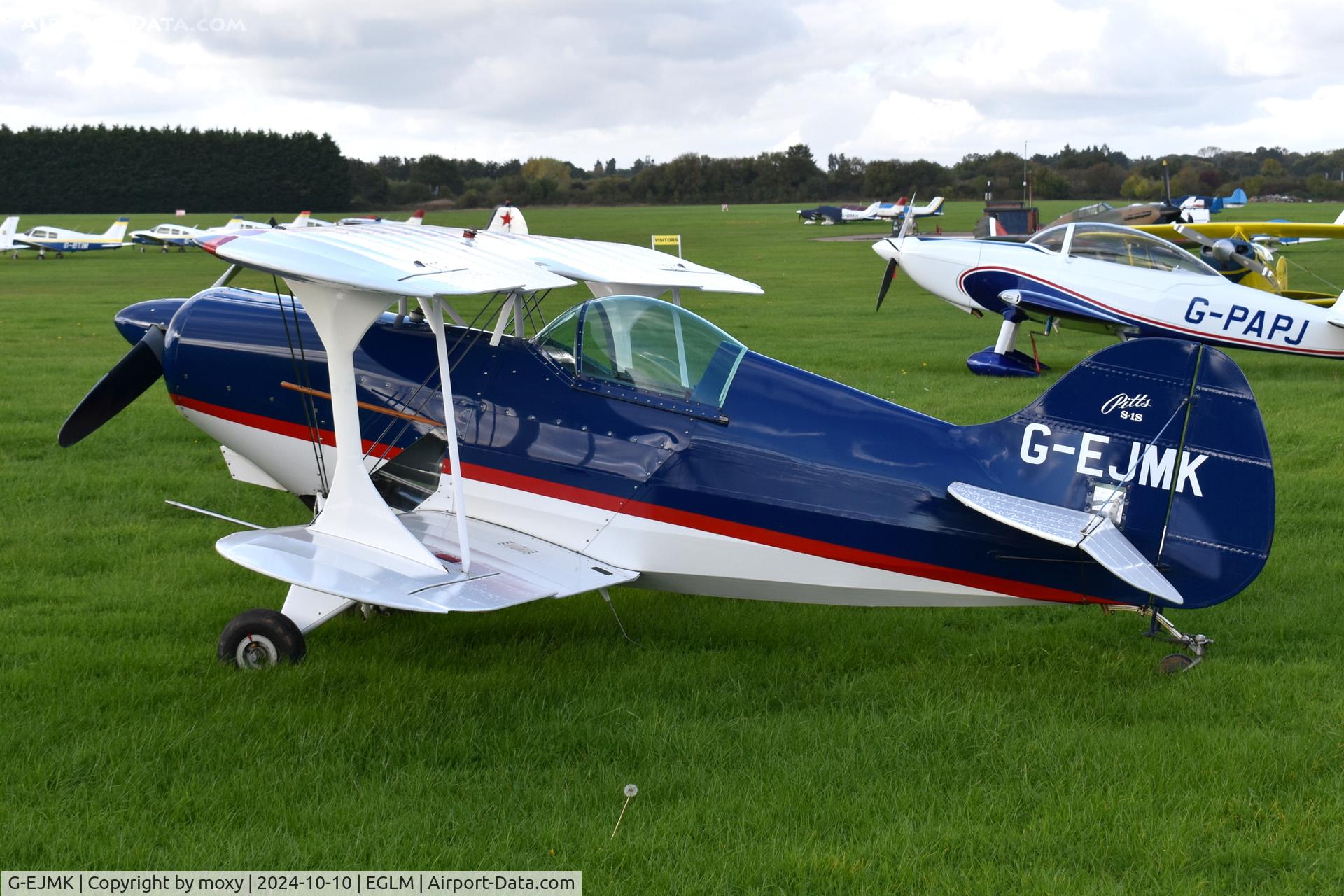 G-EJMK, 1997 Pitts S-1S Special C/N 001 (G-CCFO), Pitts S-1S at White Waltham. Ex C-FYXO
