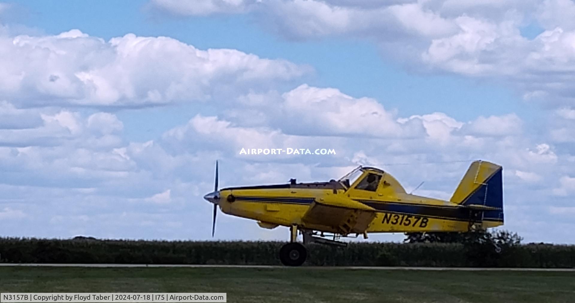 N3157B, Air Tractor Inc AT-400A C/N 400A-0449, Loaded and out