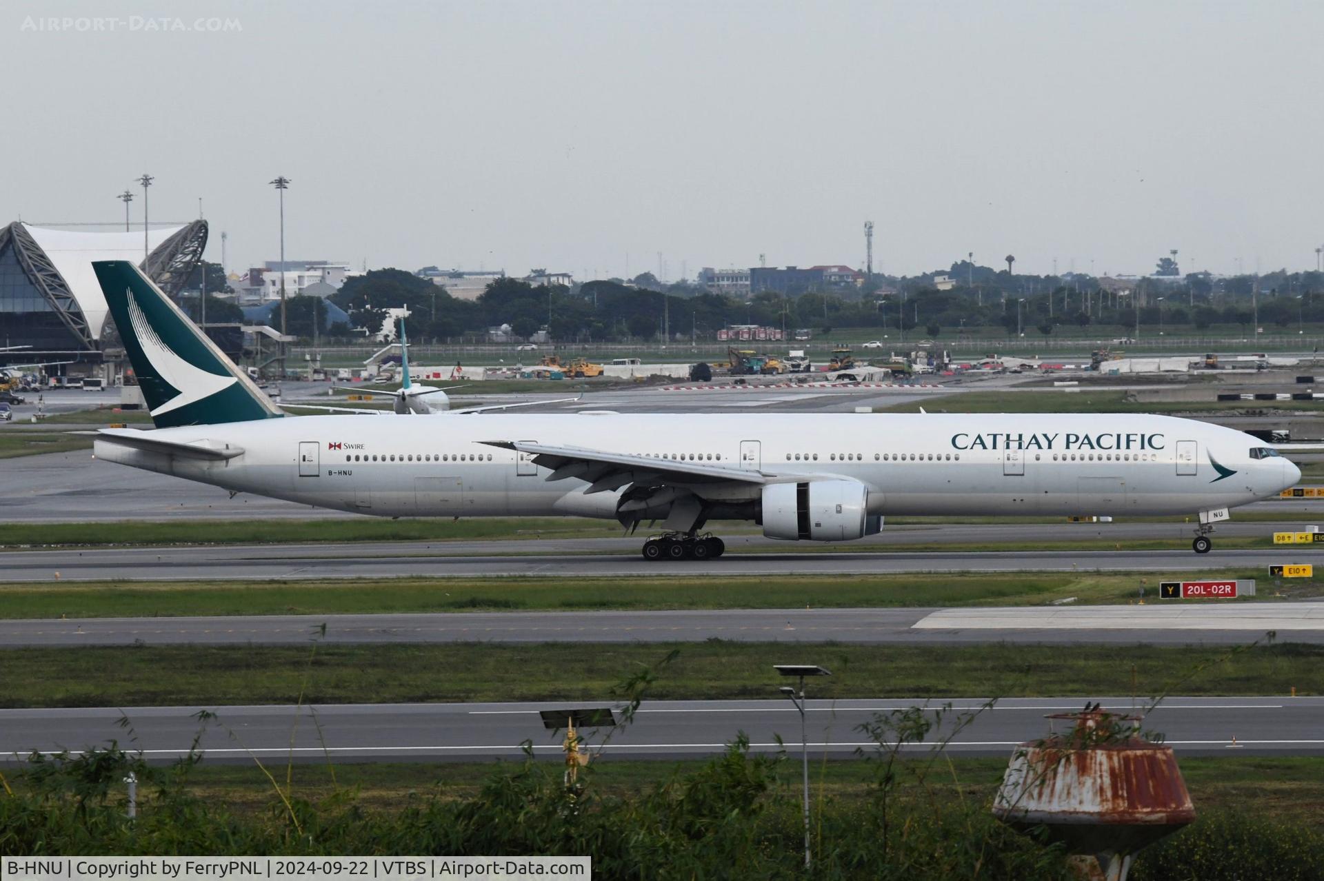 B-HNU, 2002 Boeing 777-31H C/N 32699, Cathay B773, formally operated by Emirates as A6-EMT