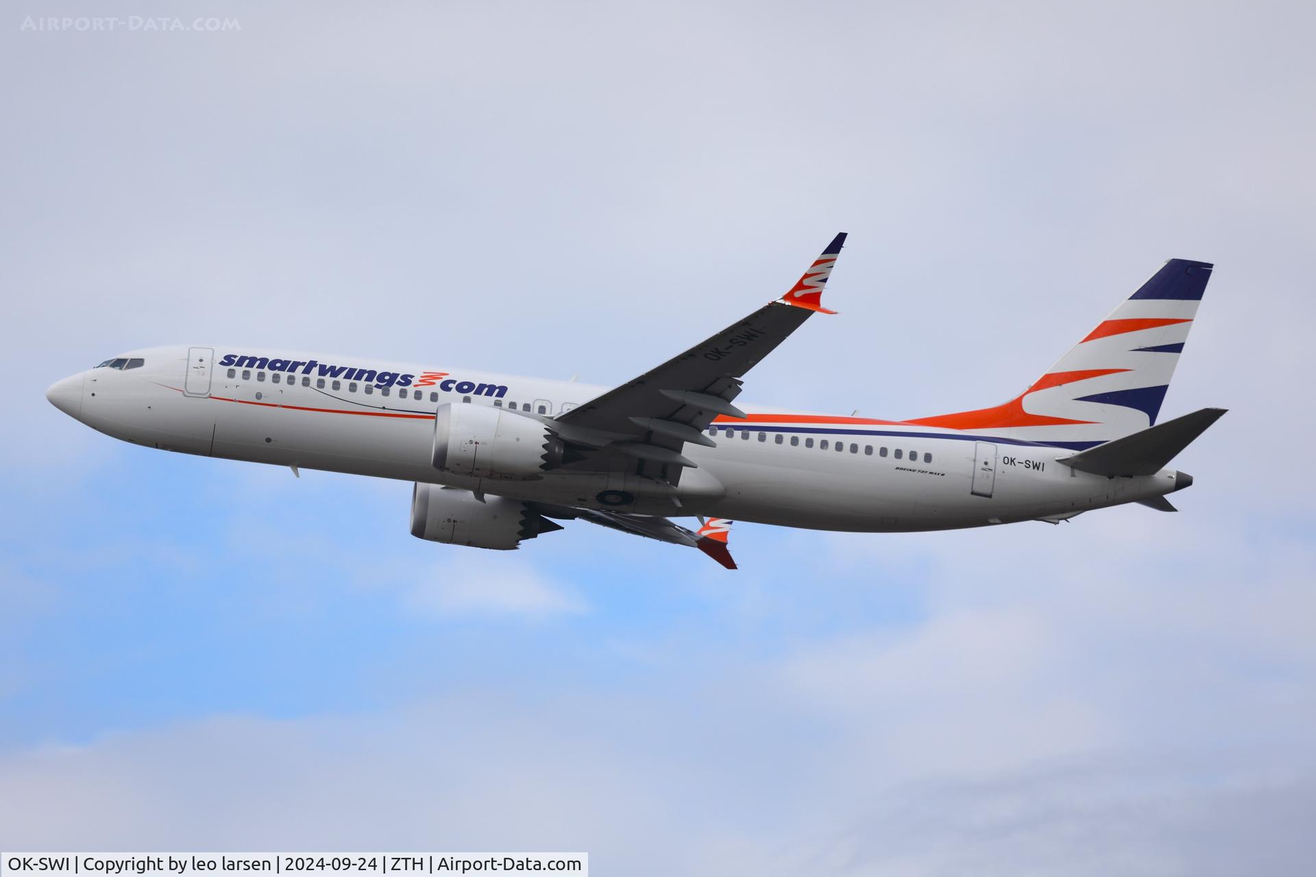 OK-SWI, 2022 Boeing B-737-8 Max C/N 66343, Zakynthos 24.9.2024