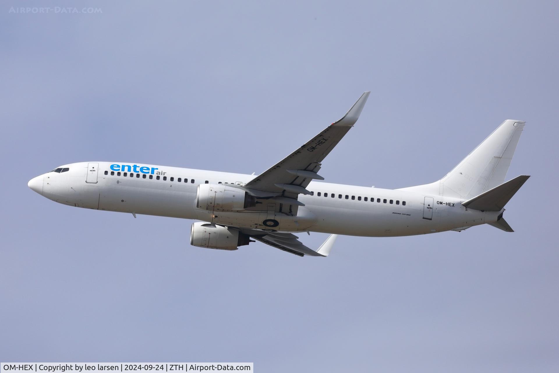 OM-HEX, 2001 Boeing 737-81Q C/N 30785, Zakynthos 24.9.2024