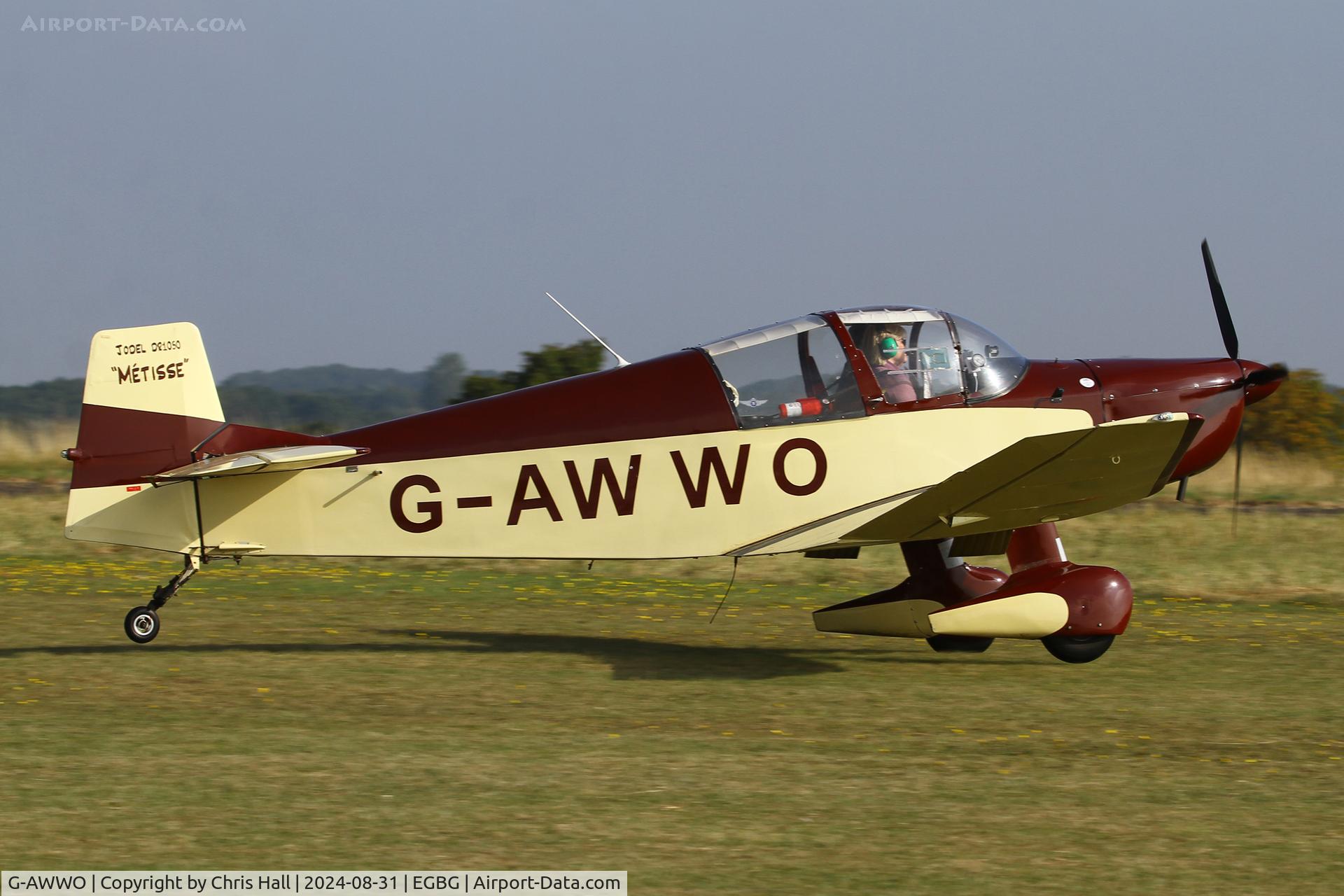 G-AWWO, 1964 CEA Jodel DR-1050 Sicile C/N 552, LAA Rally 2024, Leicester