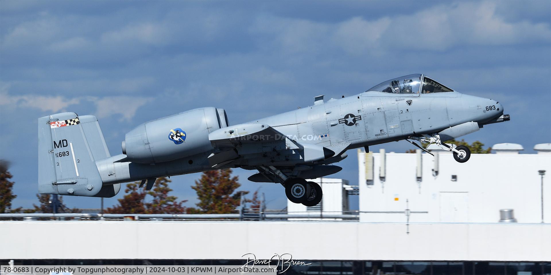 78-0683, 1978 Fairchild Republic A-10C Thunderbolt II C/N A10-0303, AXEMAN12 lifting off to head home to MD