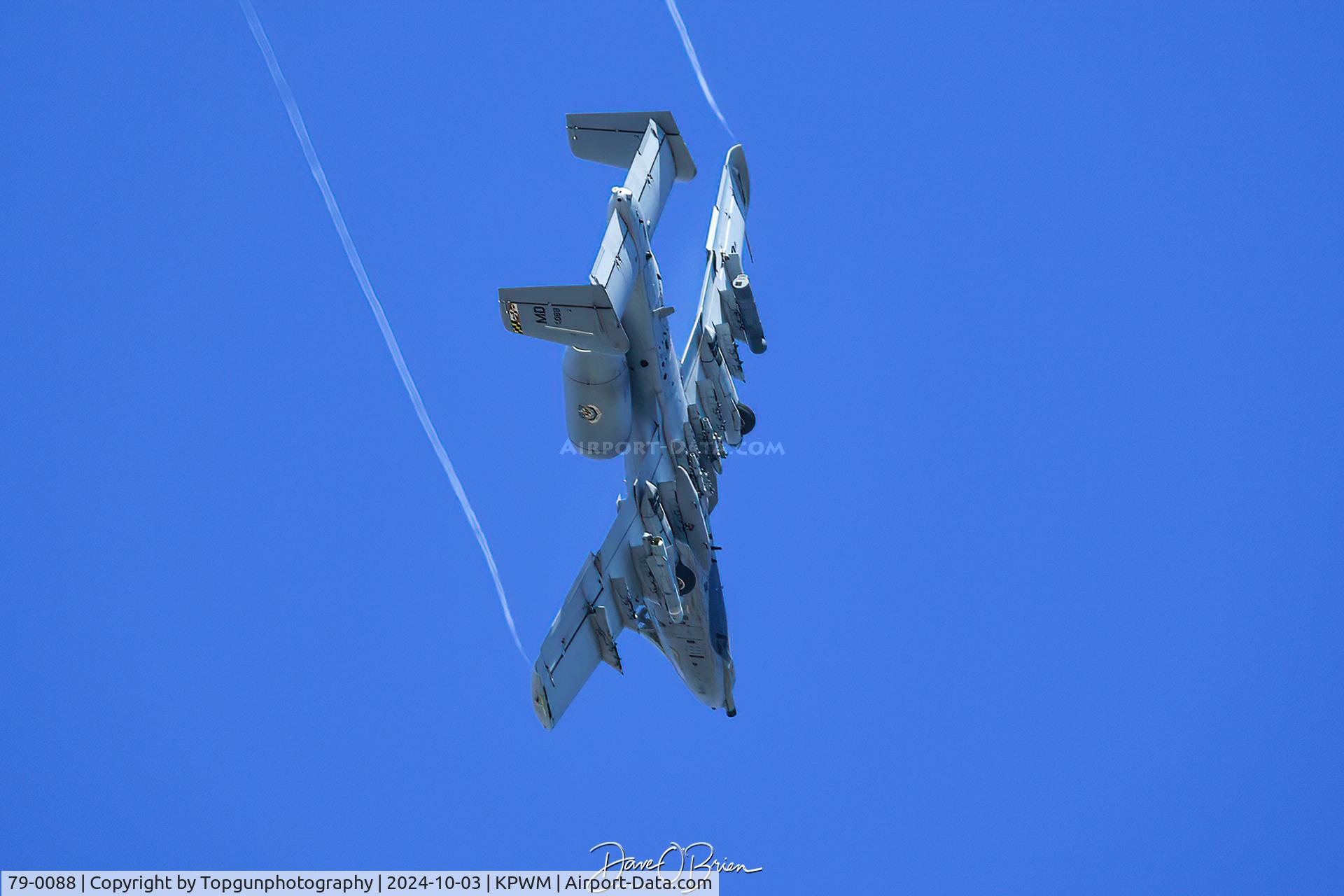 79-0088, 1979 Fairchild Republic A-10C Thunderbolt II C/N A10-0352, AXEMAN22 in the overhead break