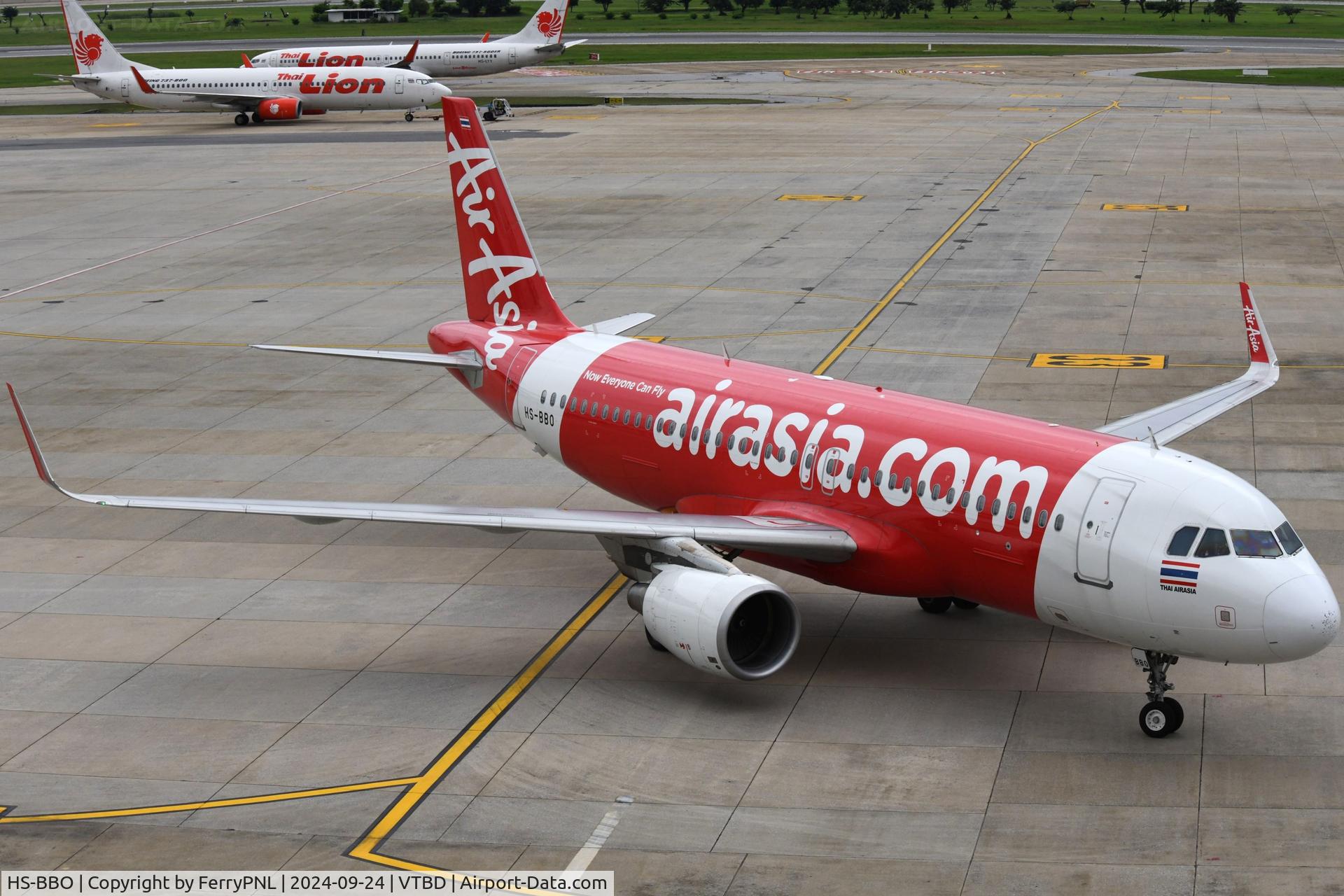 HS-BBO, 2014 Airbus A320-216 C/N 6240, Air Asia #20 pulling into its gate