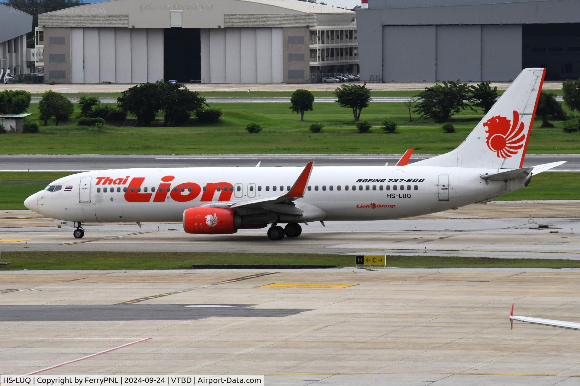 HS-LUQ, 2016 Boeing 737-8GP(WL) C/N 40060, Thai Lion Air B738