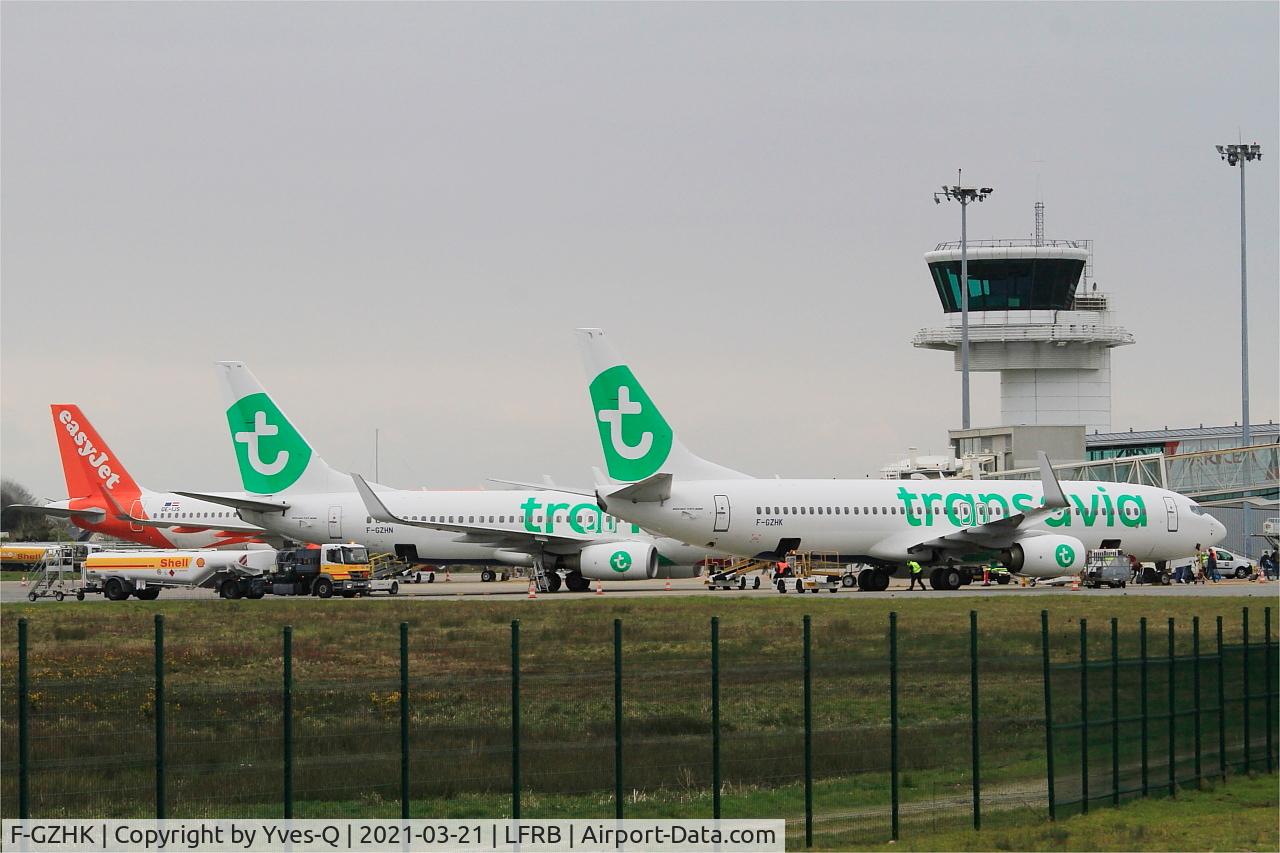 F-GZHK, 2014 Boeing 737-8K2 C/N 37790, Boeing 737-8K2, Brest-Bretagne Airport (LFRB-BES)