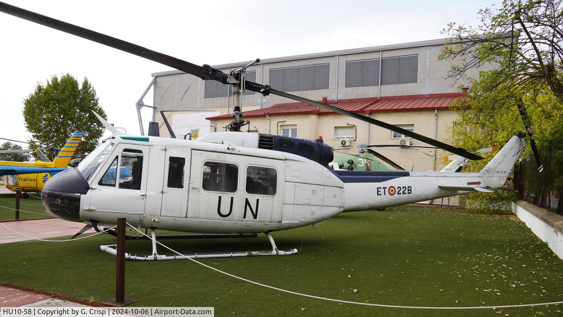 HU10-58, Bell UH-1H Iroquois C/N 13589, Museo del Aire y del Espacio, Cuatro Vientos, Madrid, Spain