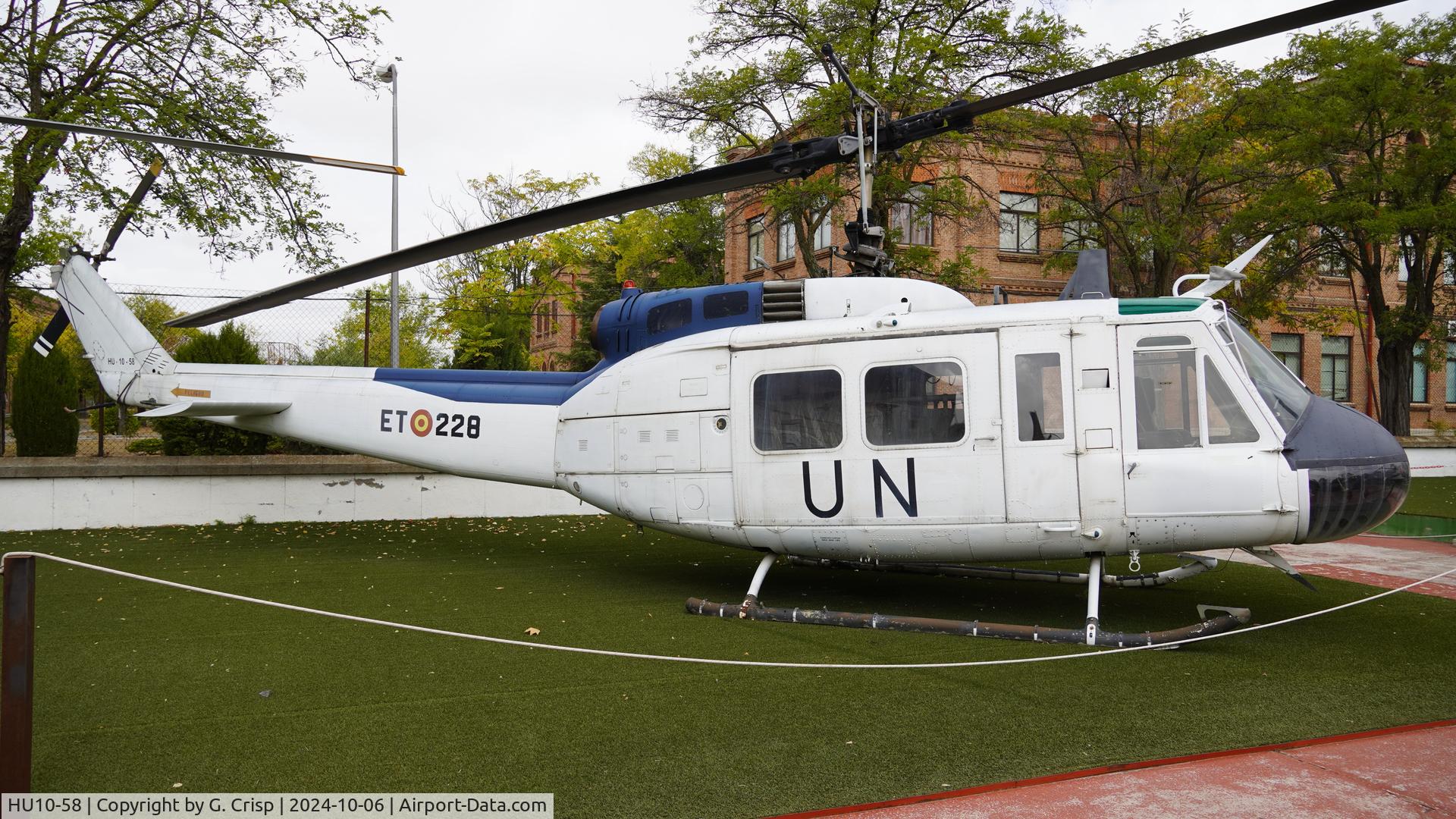 HU10-58, Bell UH-1H Iroquois C/N 13589, Museo del Aire y del Espacio, Cuatro Vientos, Madrid, Spain